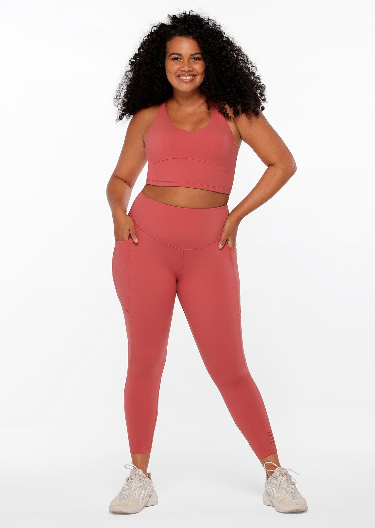 Lorna Jane Contour Support Ankle Biter Recycled Leggings - Earth