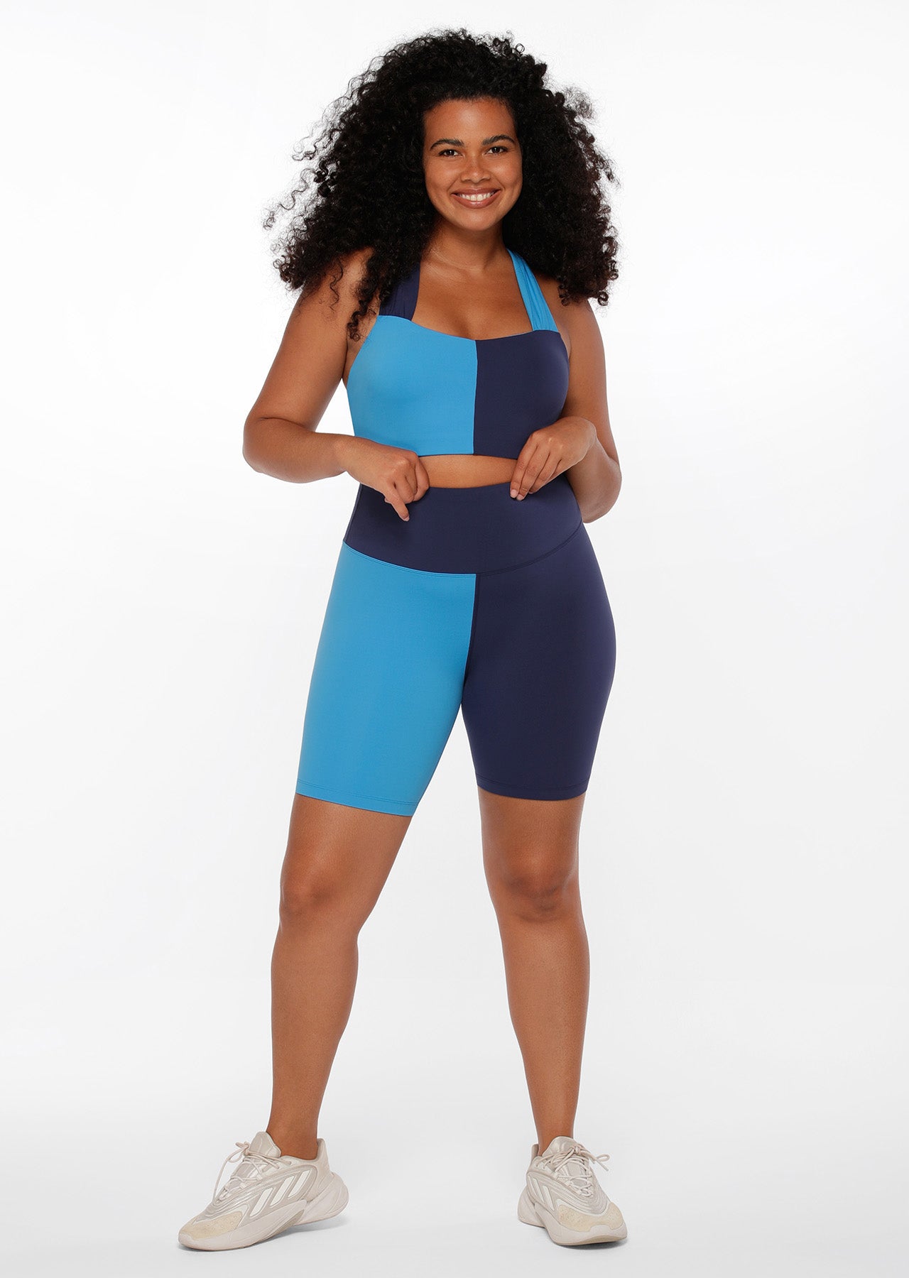 Lorna Jane Victory Core Stability Bike Shorts - Marine