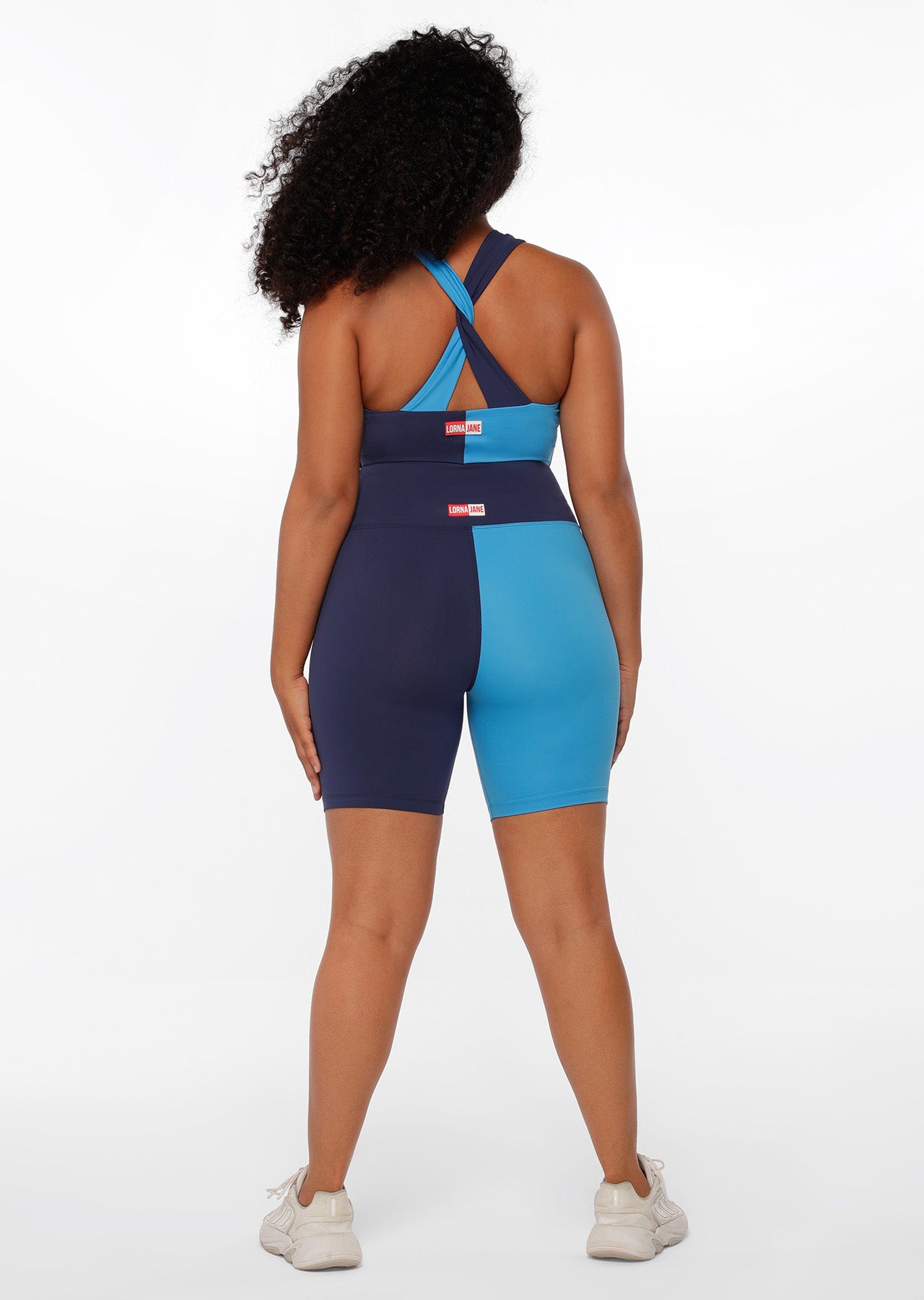 Lorna Jane Victory Core Stability Bike Shorts - Marine