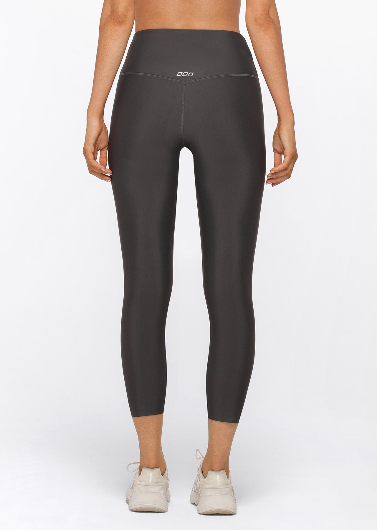 Lorna Jane Cool Touch Lotus Ankle Biter Leggings - Titanium