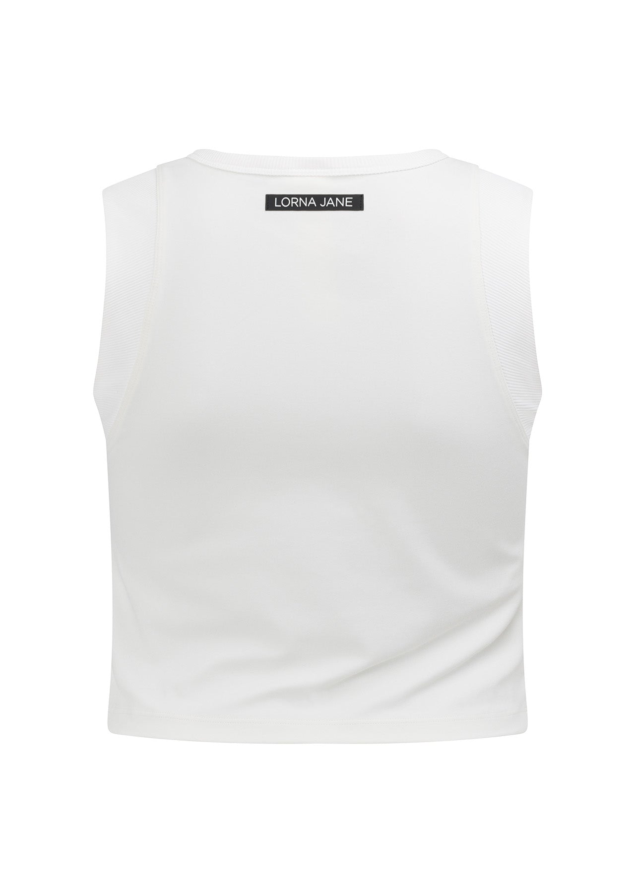 Lorna Jane Courtside Cropped Tank - Porcelain