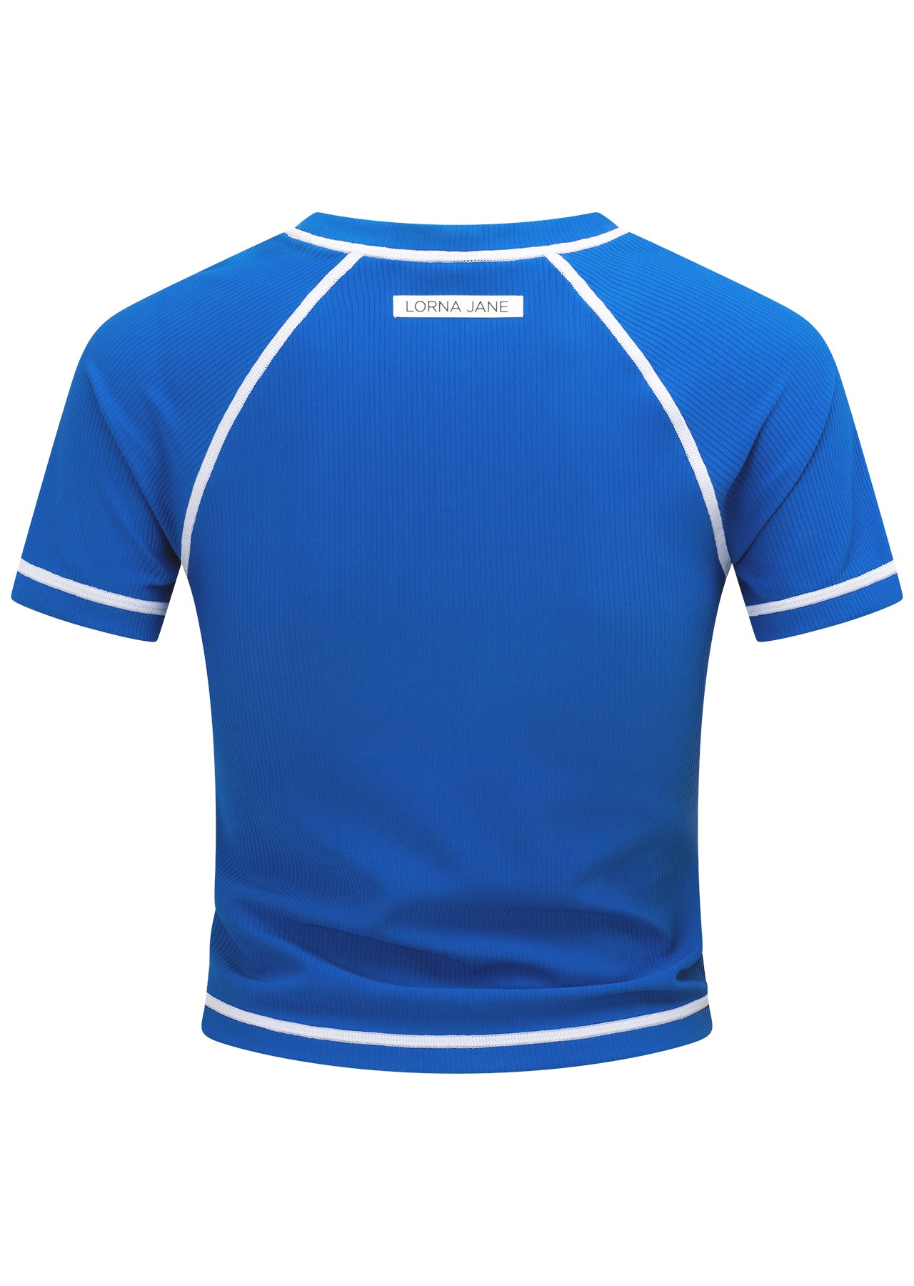 Lorna Jane Striking Active Rib Tee - Cobalt Blue