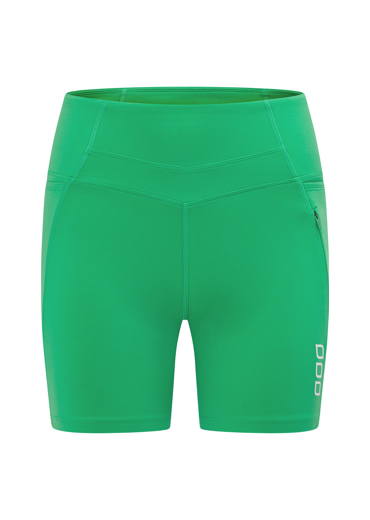 Lorna Jane Zip Pocket Recycled Stomach Support 16cm Bike Shorts - Mojito