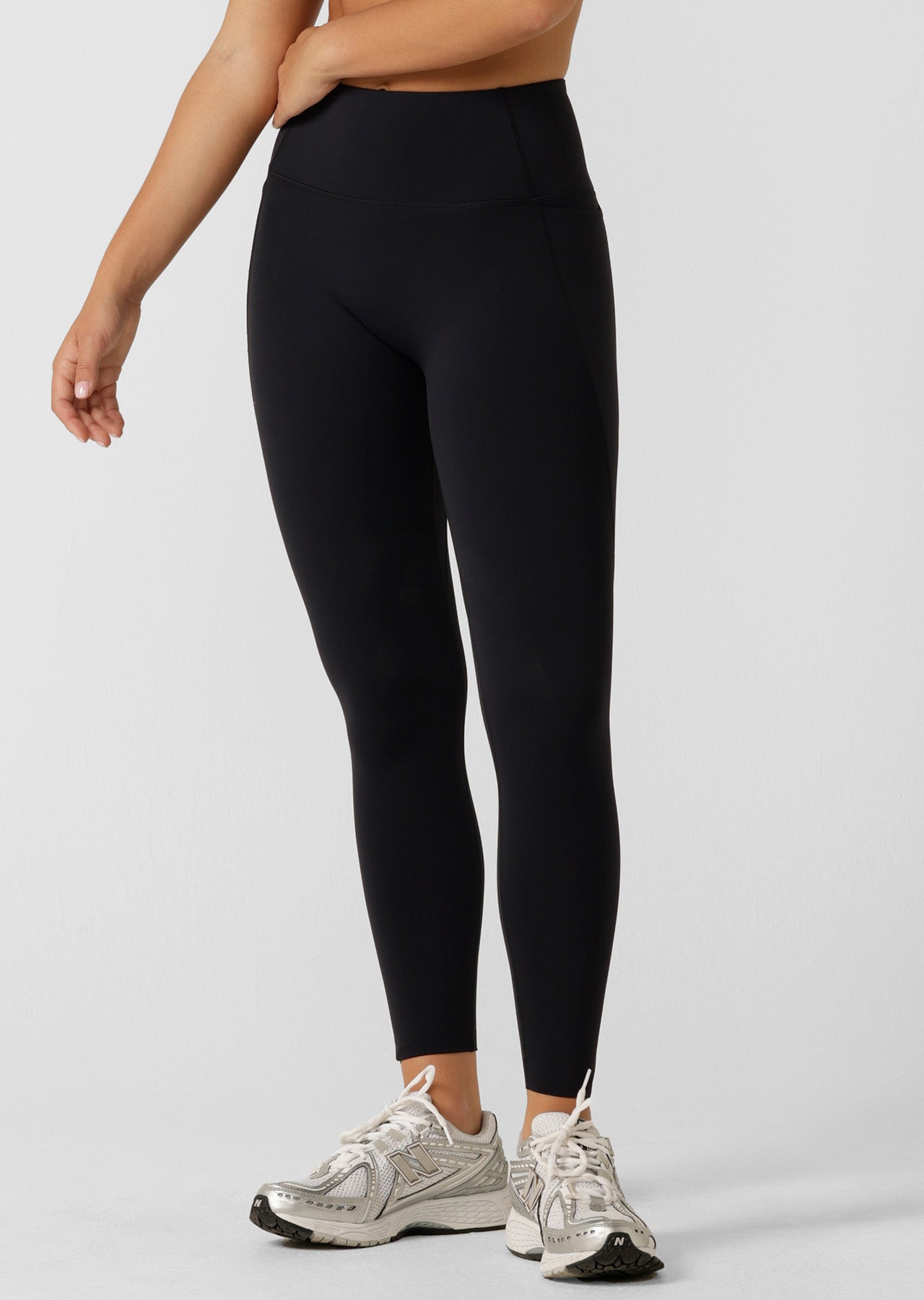 Lorna Jane Agile Recycled No Ride 3 Pocket Ankle Biter Leggings - Midnight Blue