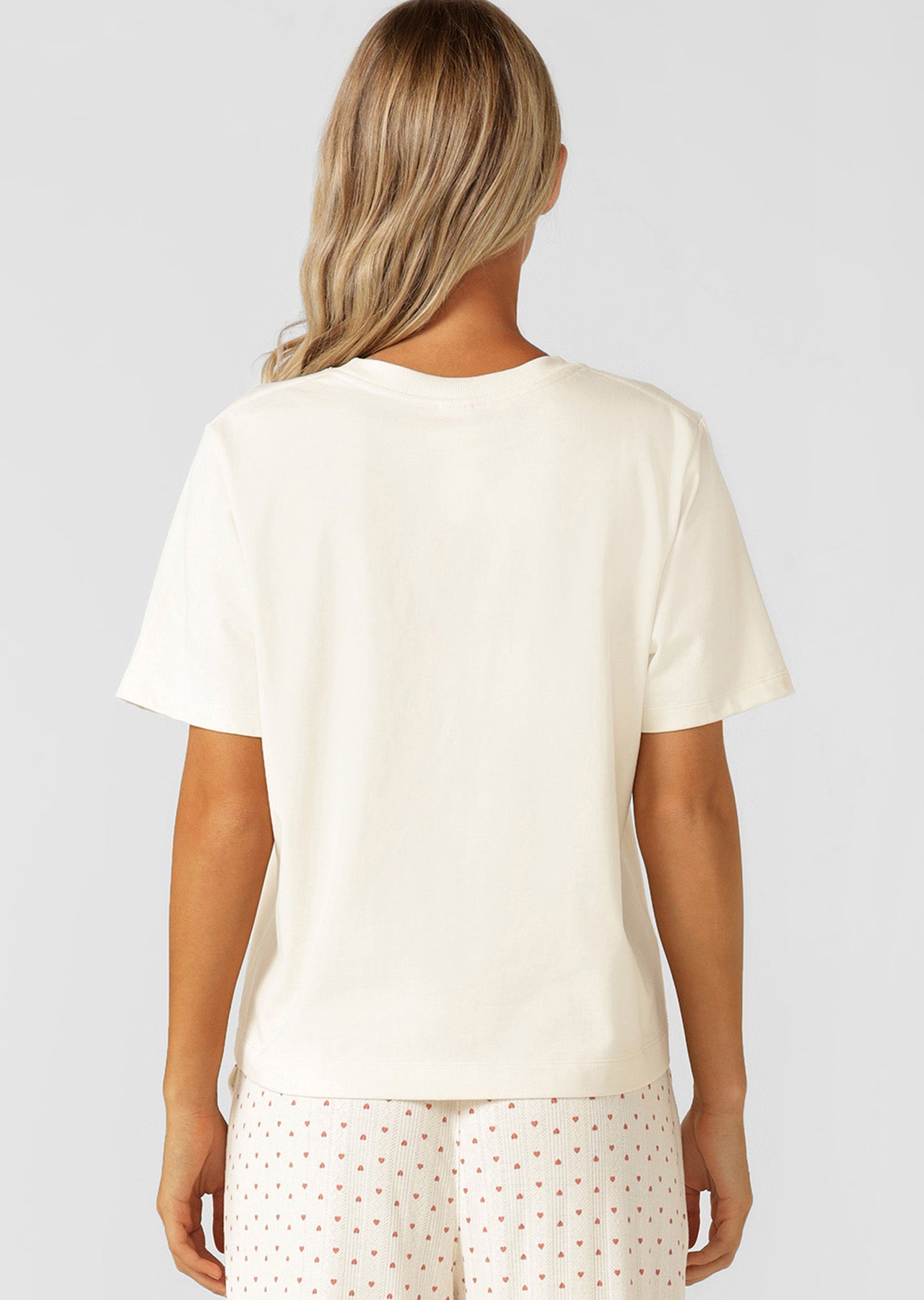 Lorna Jane Self Love Club T-shirt - Cream