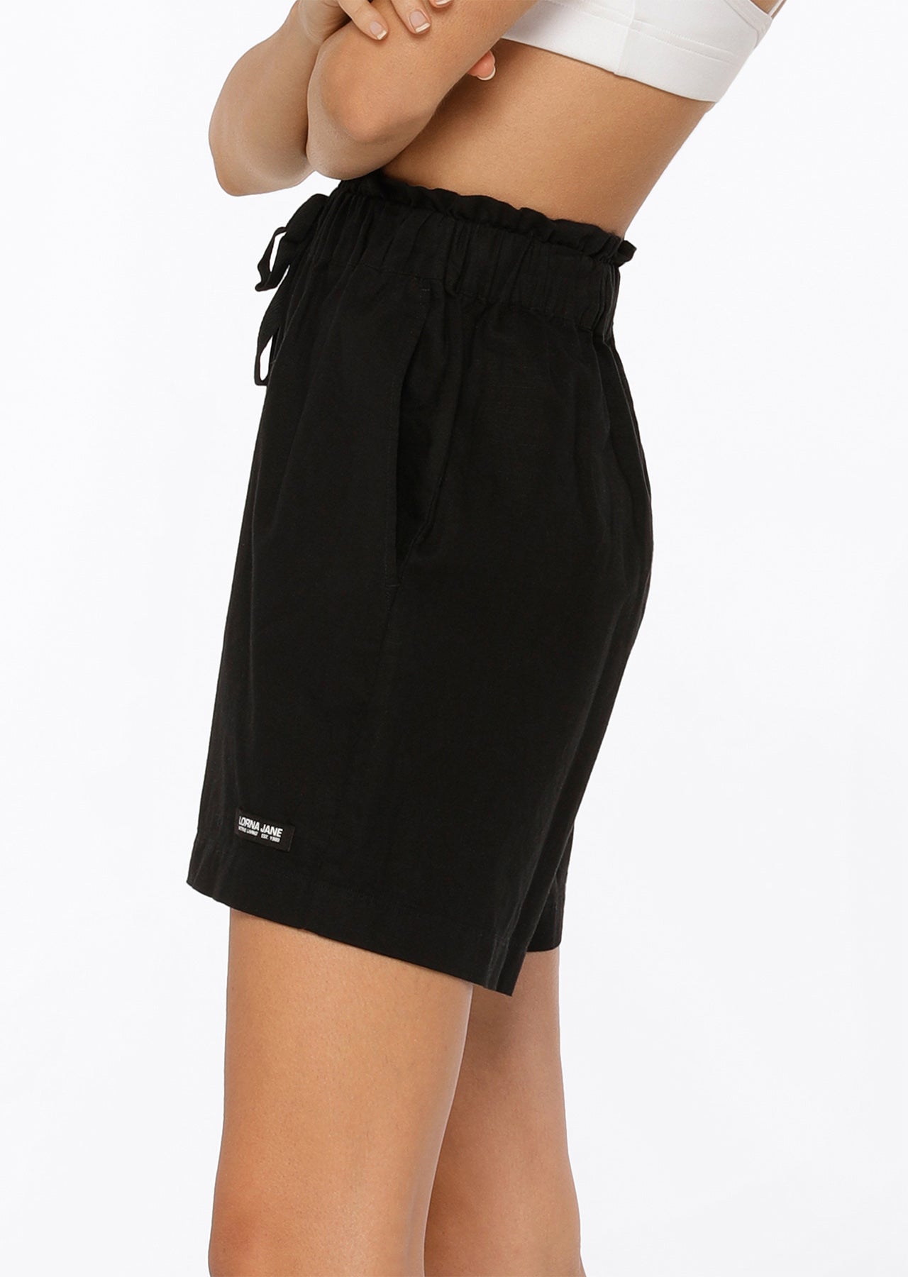 Lorna Jane Unwind Lounge Shorts - Black