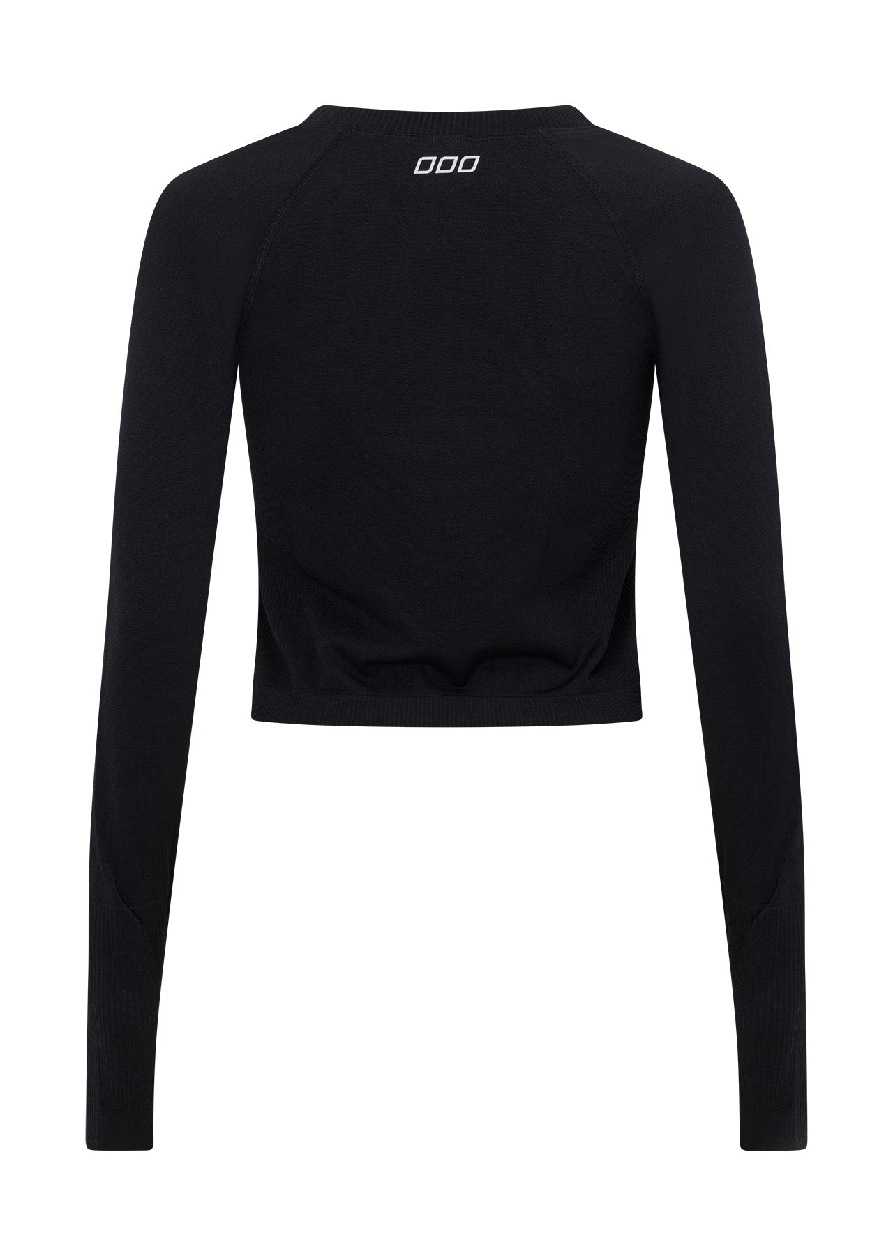 Lorna Jane Dynamic Seamless Cropped Long Sleeve Top - Black