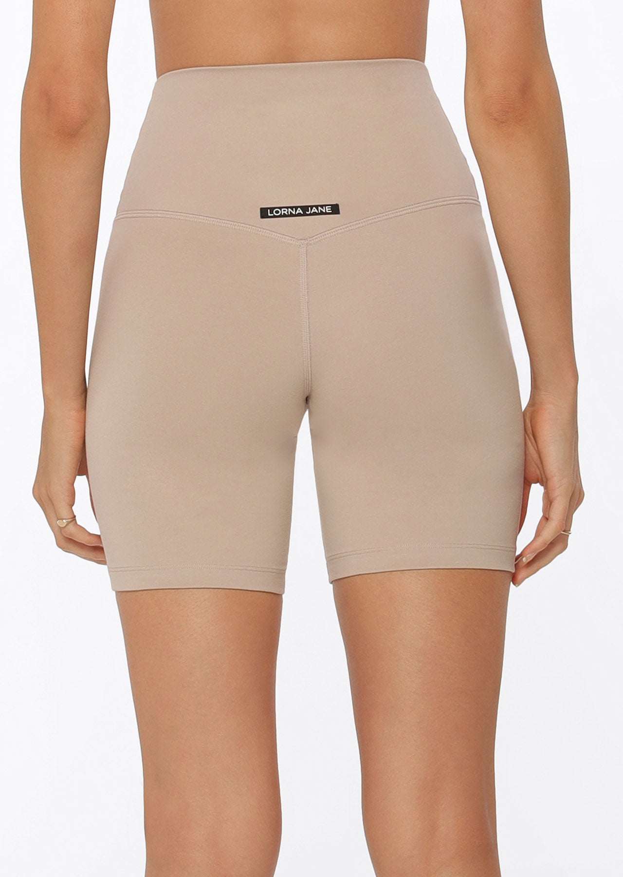 Lorna Jane Weekender Lounge Bike Shorts - Off White