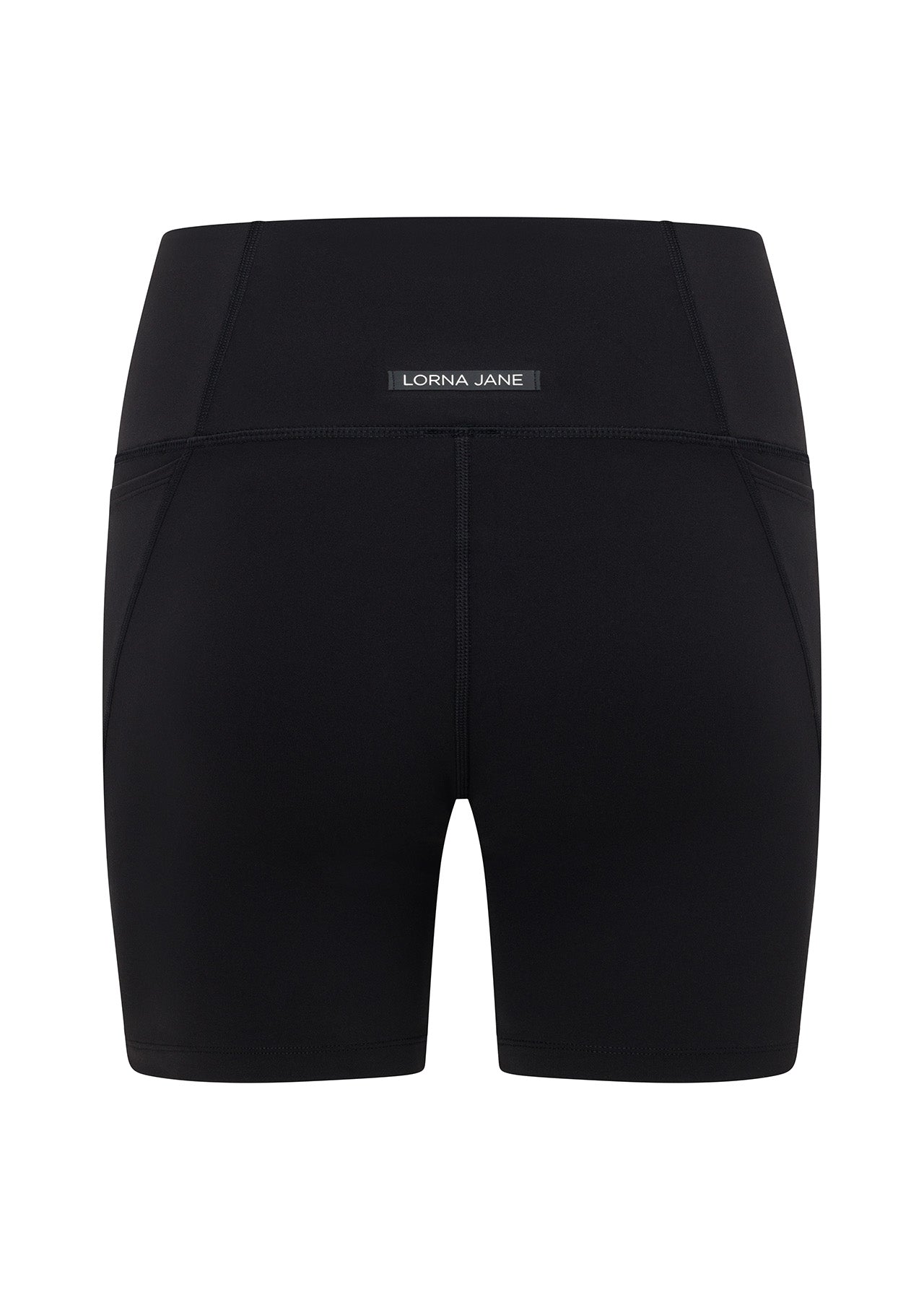 Lorna Jane Hi-Fold No Ride Recycled Ride Bike Shorts - Black
