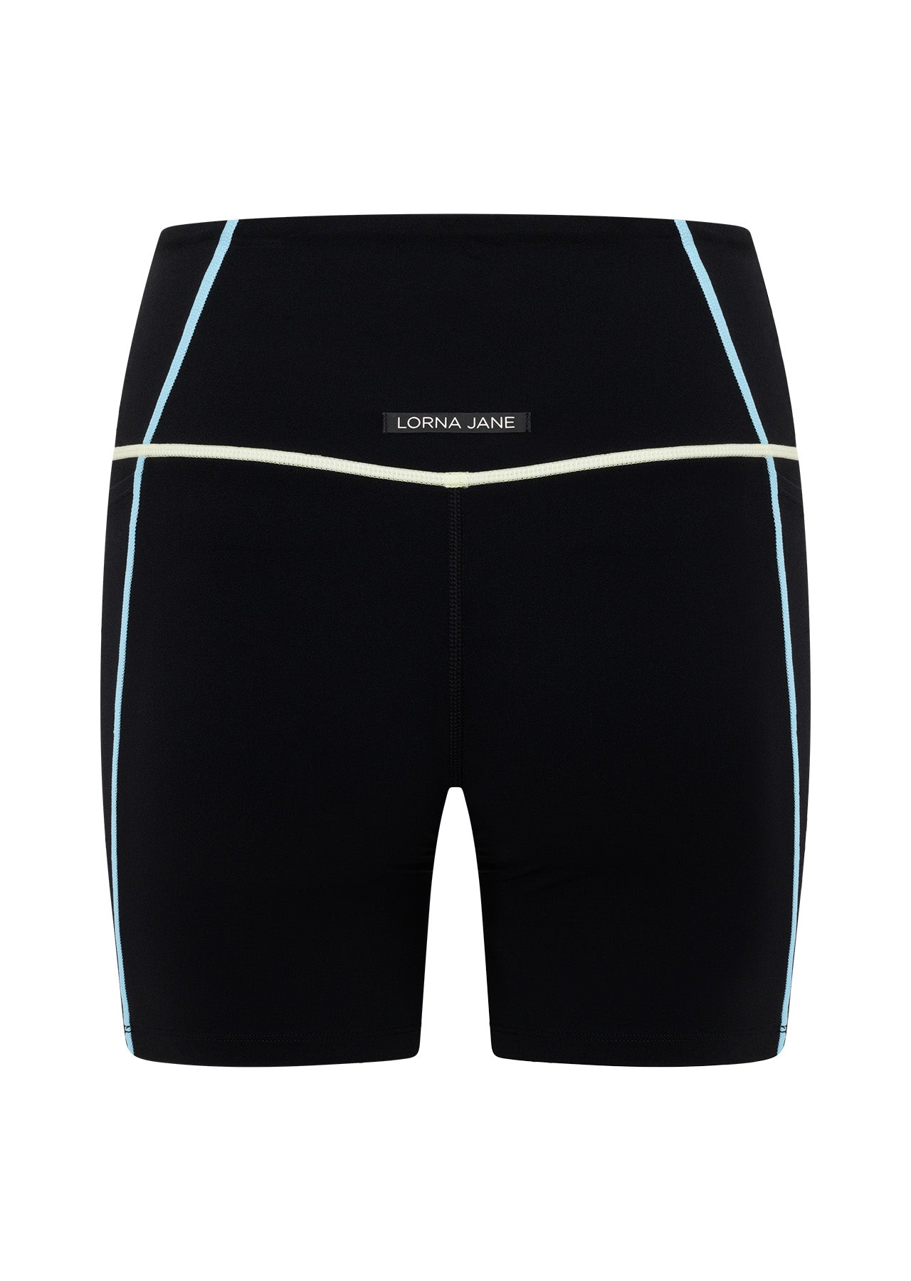 Lorna Jane Pastel Glow Recycled No Chafe Bike Shorts - Black