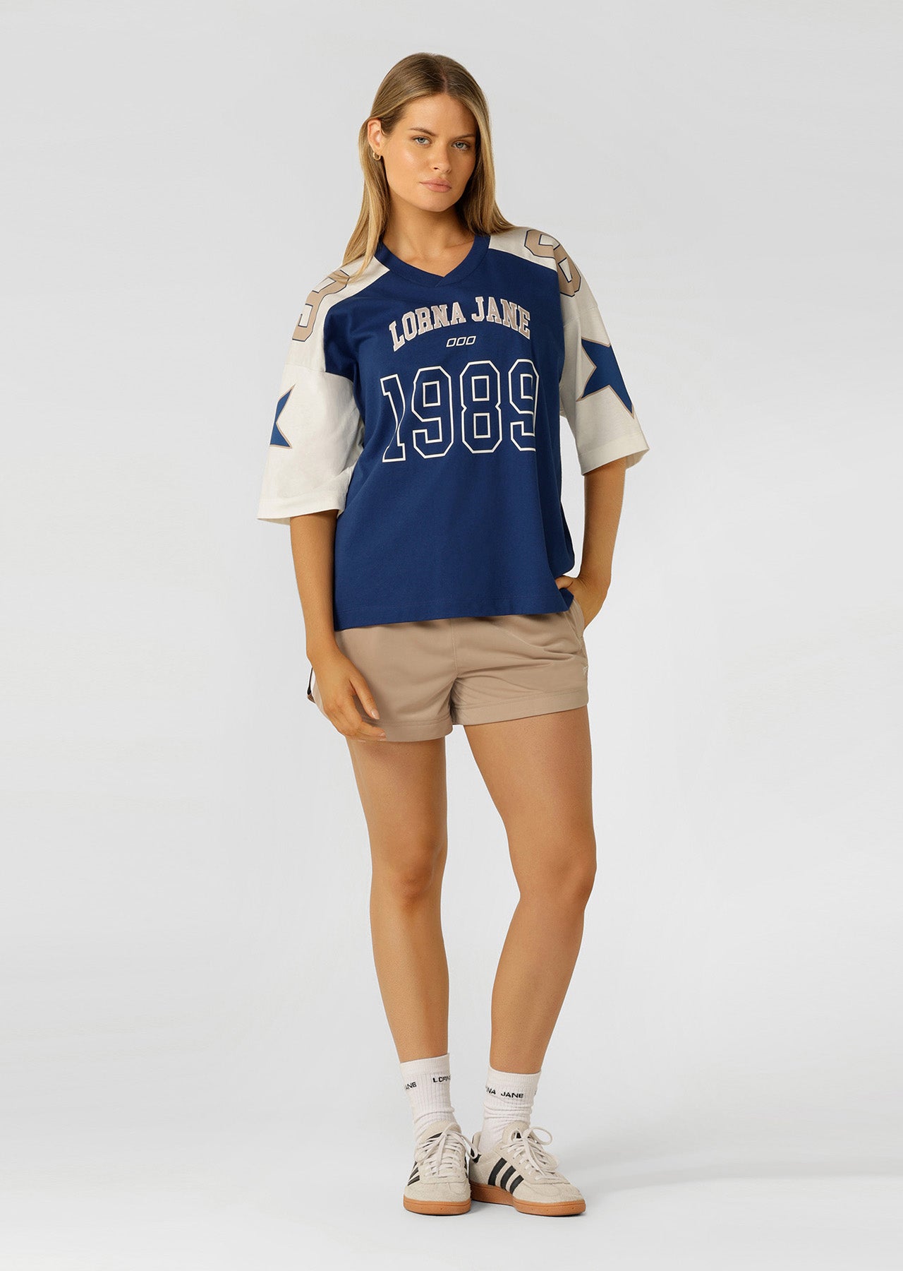 Lorna Jane Retro Track T-shirt - Multi