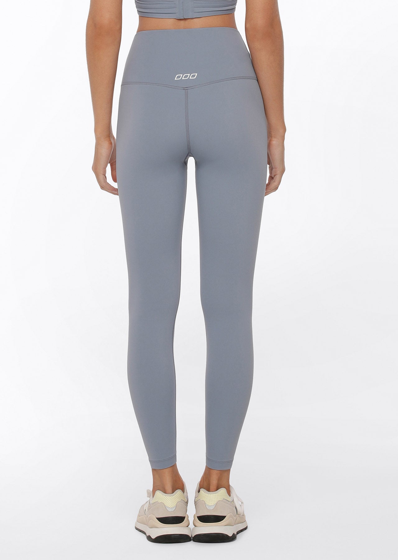 Lorna Jane Hi-Fold Ankle Biter Leggings - Gravity Grey