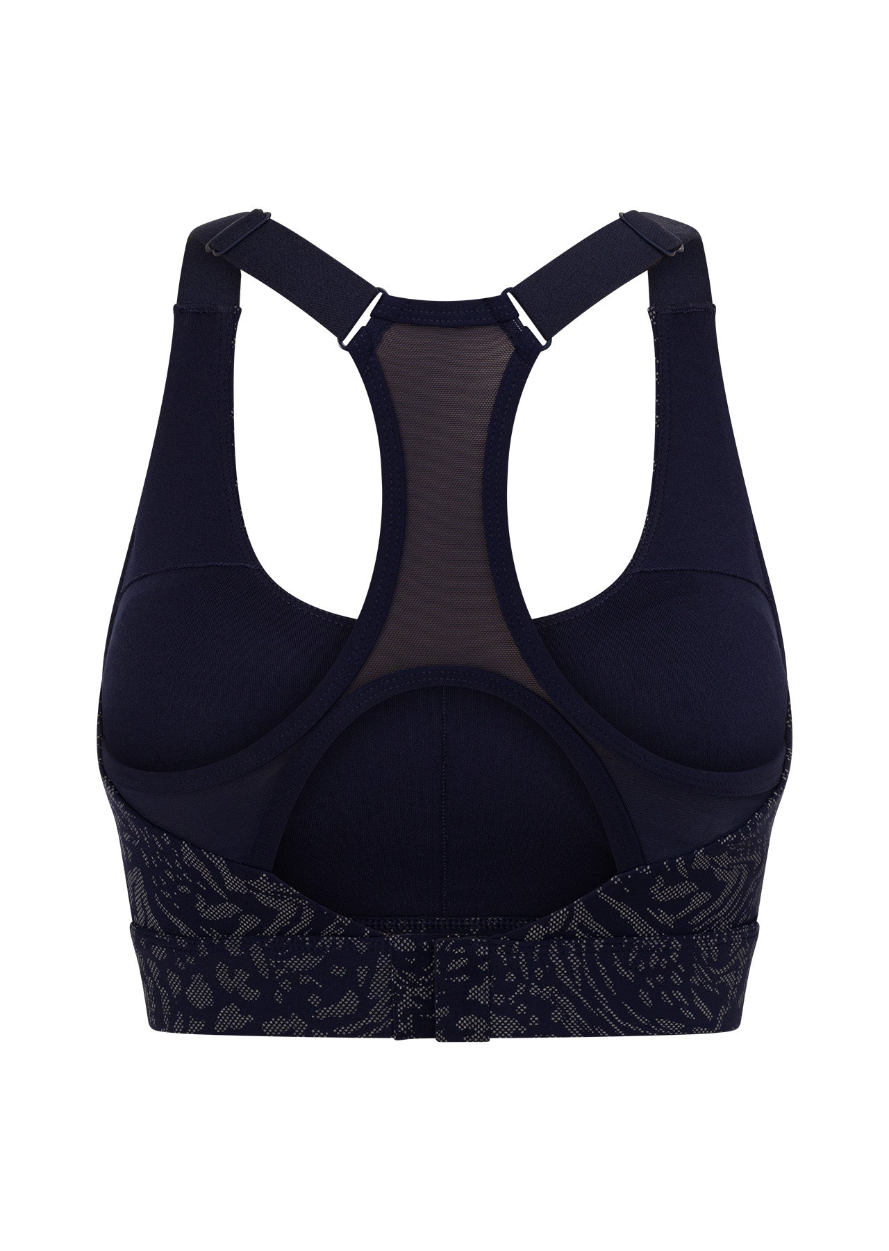 Lorna Jane V-Max Reflective Sports Bra - Reflective French Navy