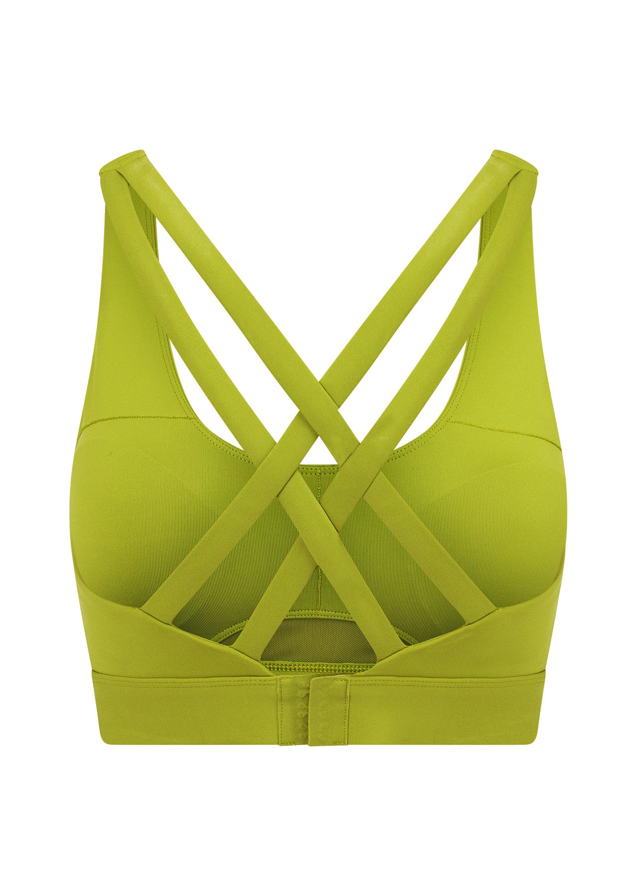 Lorna Jane Movement Recycled Mesh Sports Bra - Dark Sage