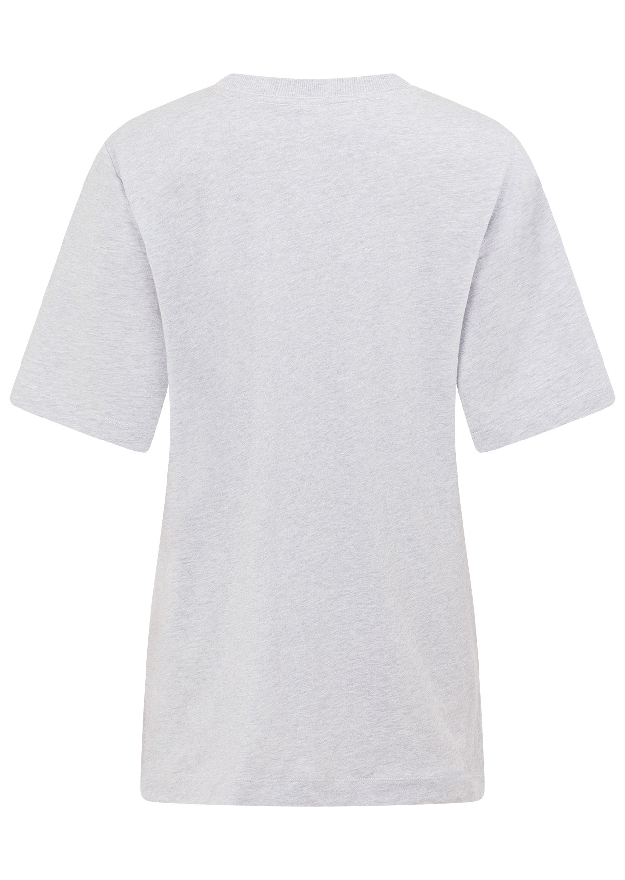 Lorna Jane Split Hem Relaxed Tee - Grey Marl