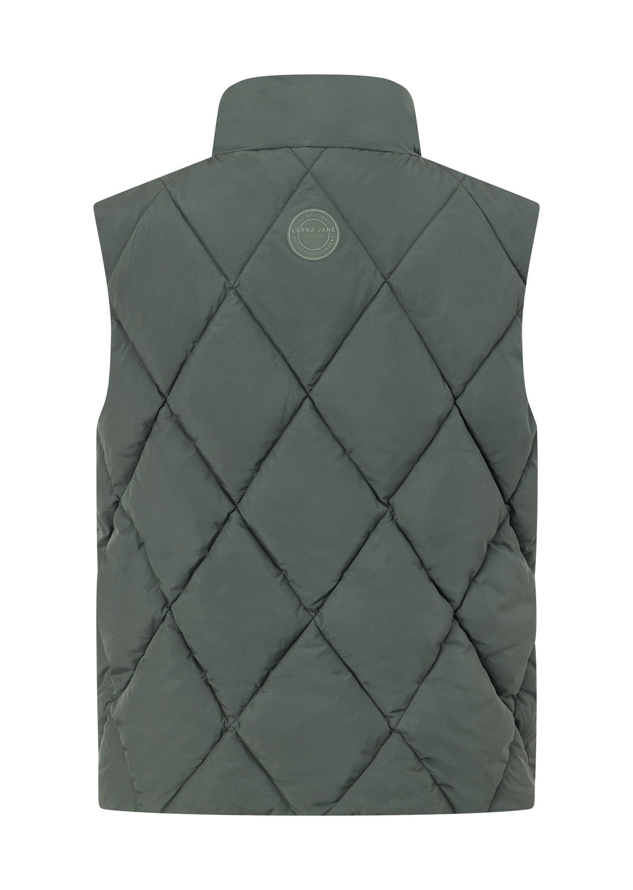 Lorna Jane Winter Warmth Reversible Puffer Vest - Agave Green