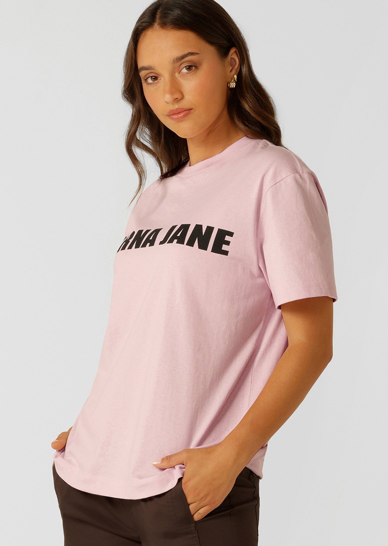 Lorna Jane Lorna Logo T-shirt - Pale Peony