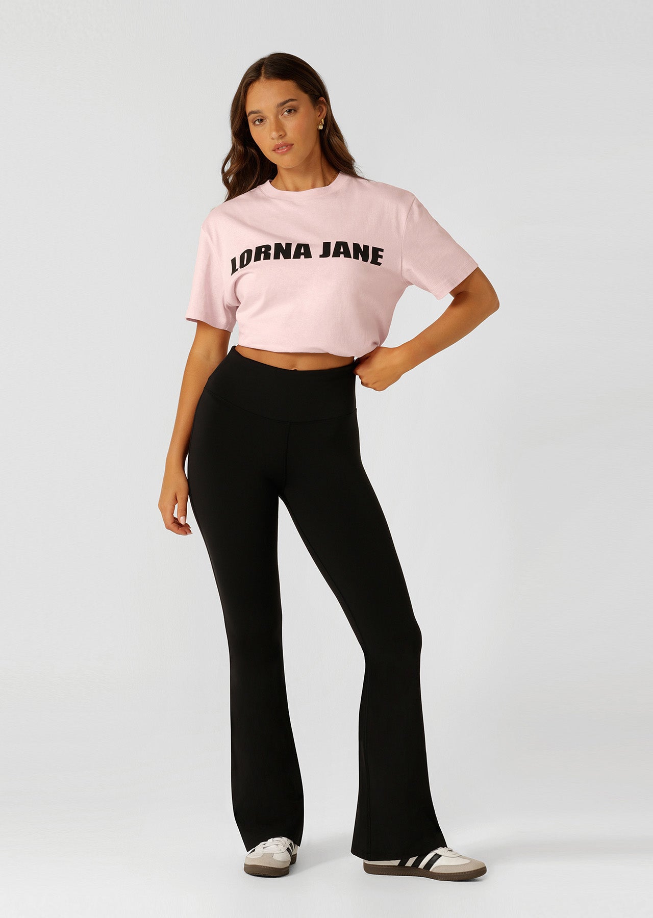 Lorna Jane Lorna Logo T-shirt - Pale Peony