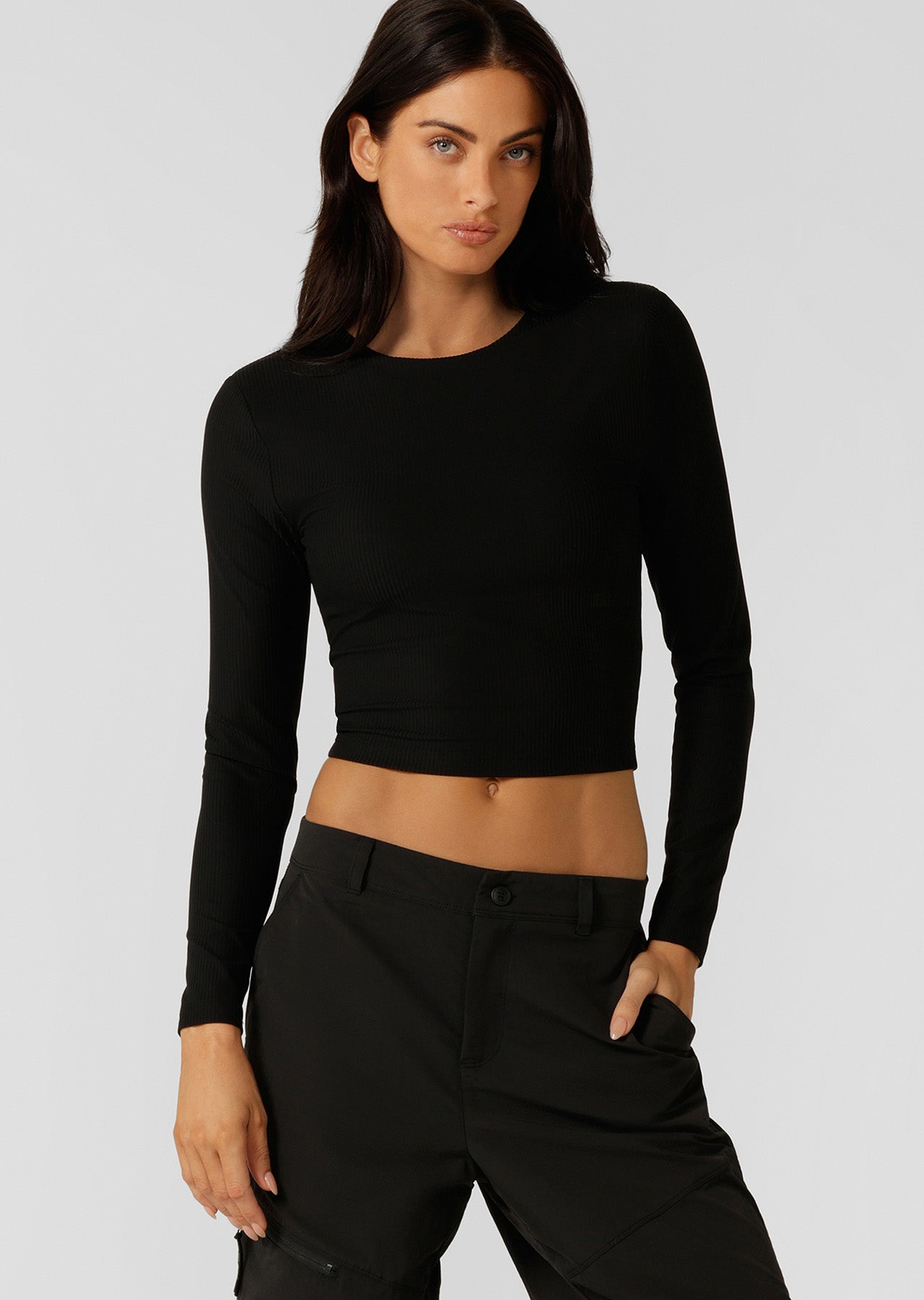Lorna Jane Irresistible Long Sleeve Bra Combo - Black
