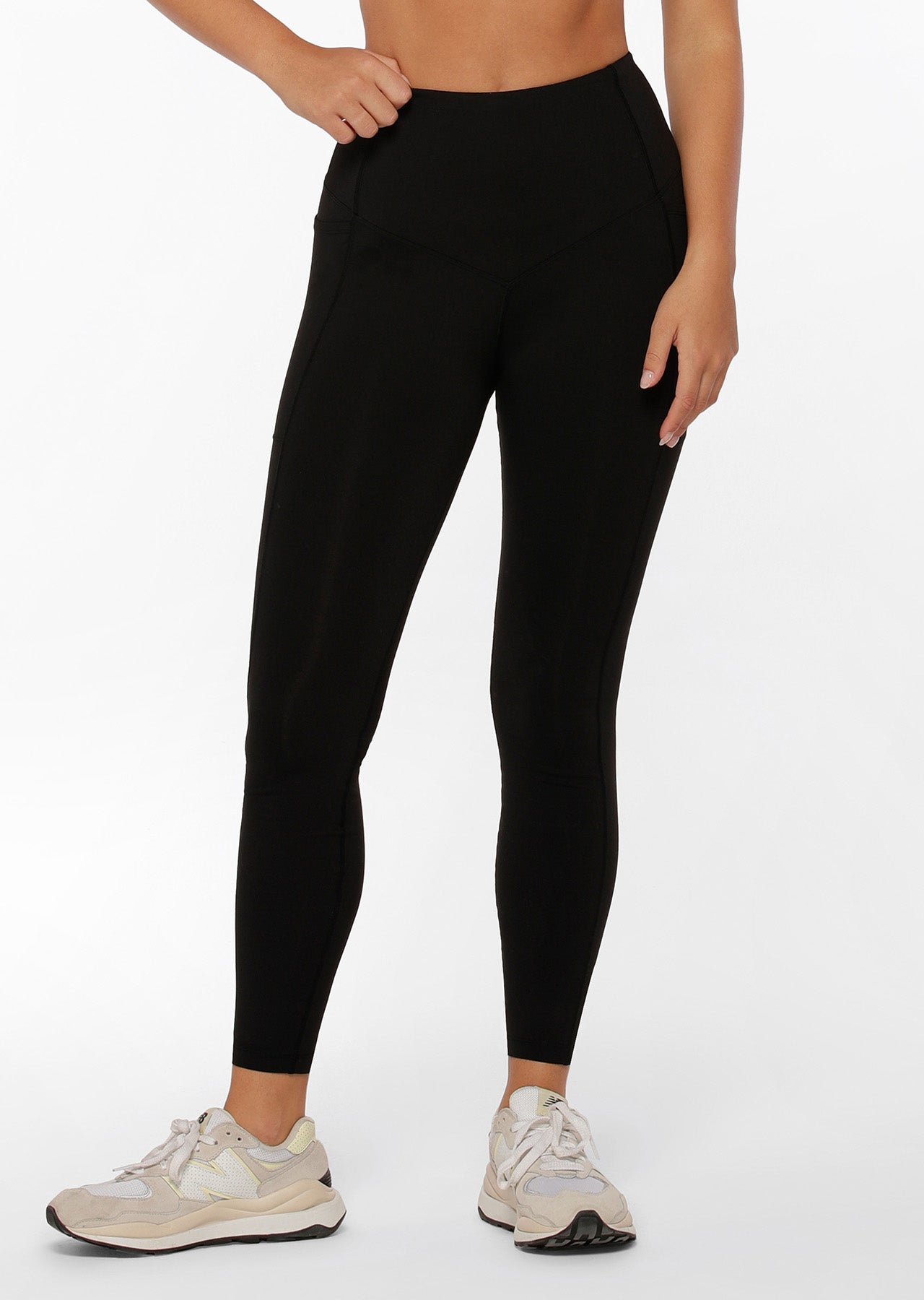 Lorna Jane Supreme Support Phone Pocket Full Length Leggings - Black