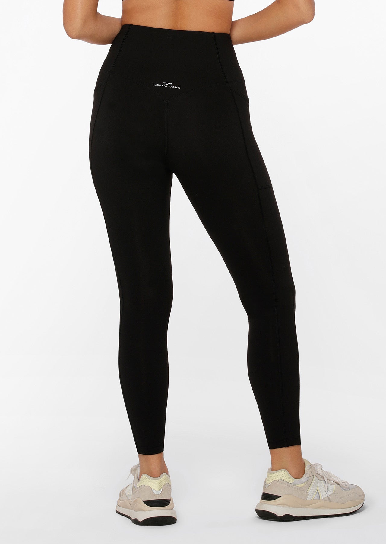 Lorna Jane Supreme Support Phone Pocket Full Length Leggings - Black