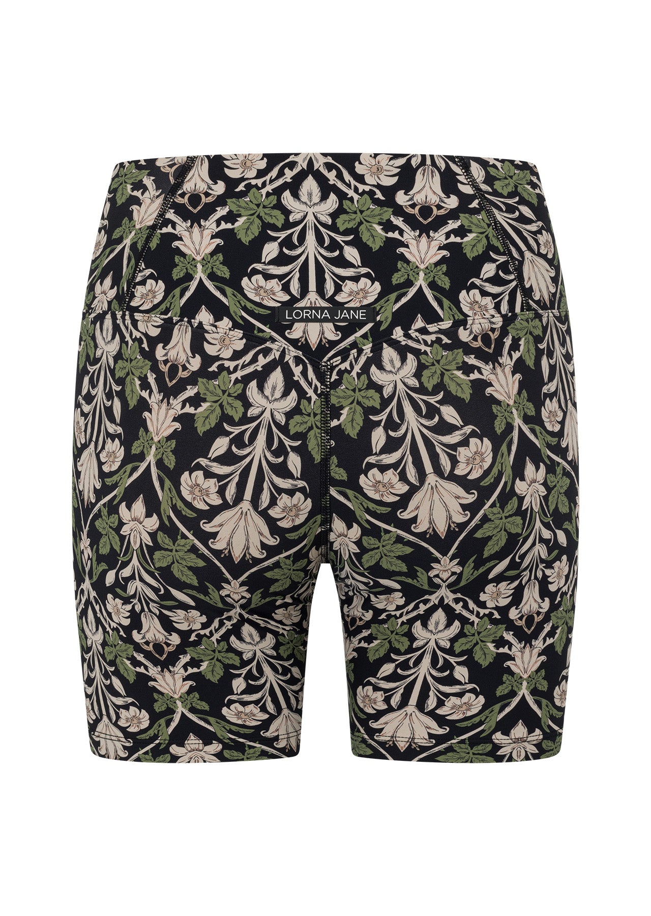 Lorna Jane Botanical Pocket Bike Shorts - Collegiate Floral Print