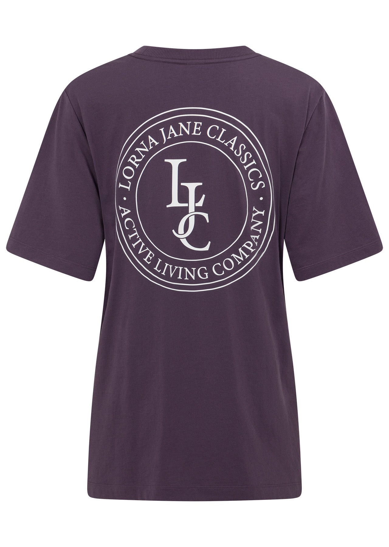 Lorna Jane Lj Classic Relaxed Tee - Midnight Plum