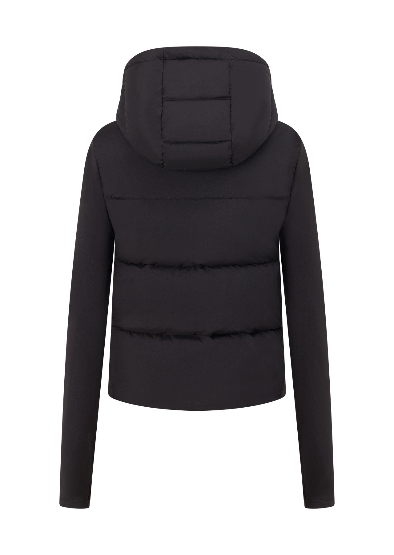 Lorna Jane Warm Up Thermal Combo Puffer Jacket - Black