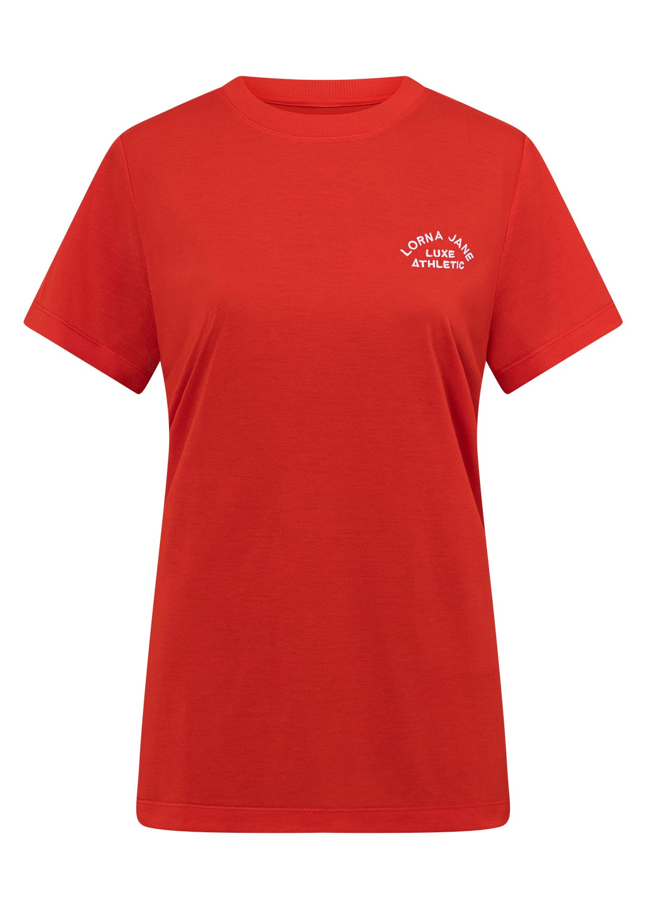 Lorna Jane Lotus T-Shirt - Hot Tomato