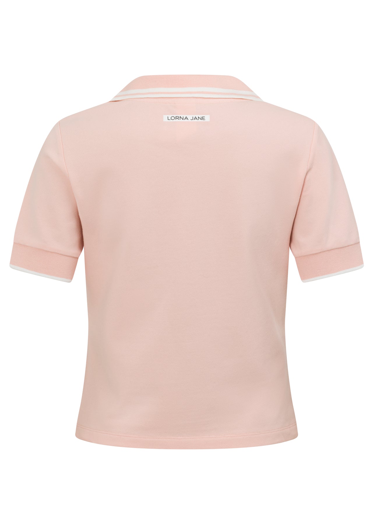 Lorna Jane Fairway Polo Shirt - Blushed Pink