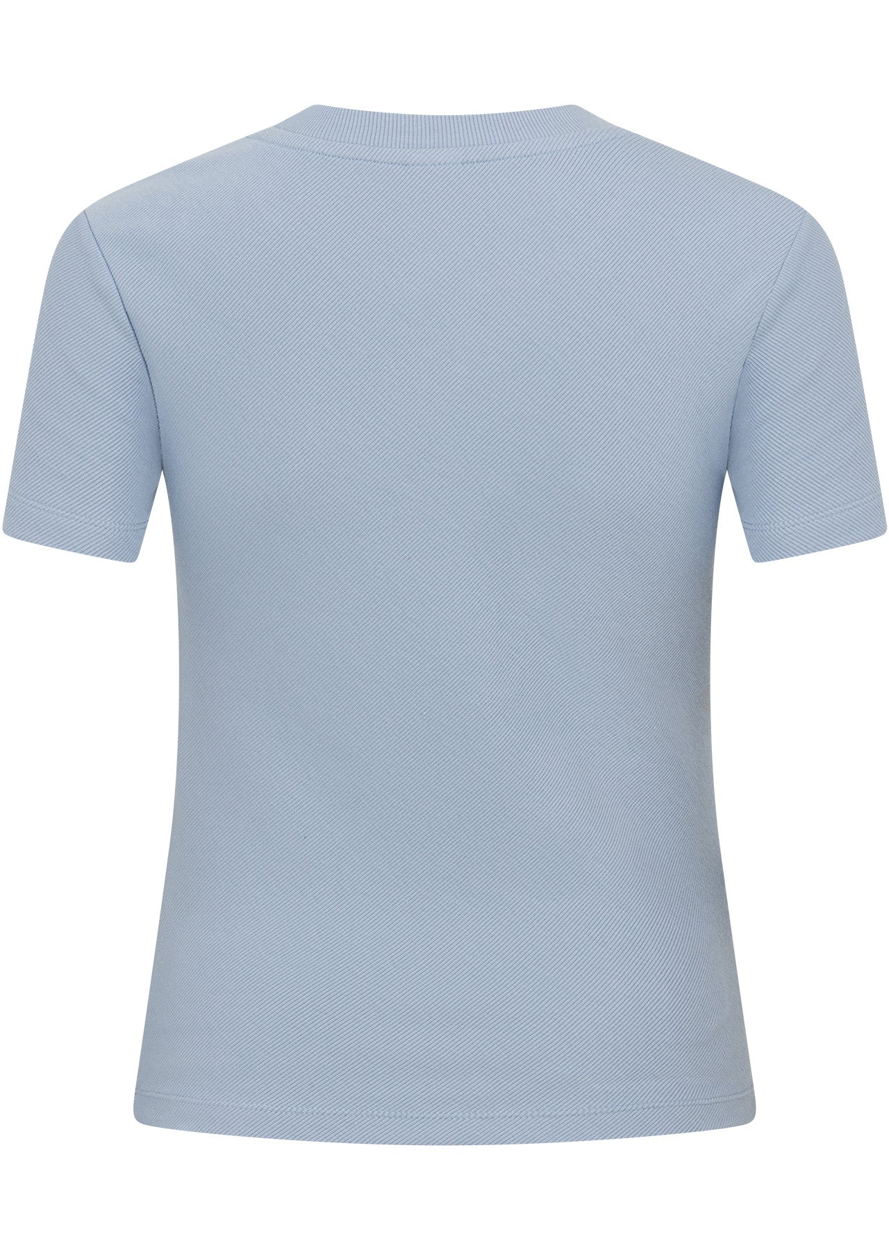Lorna Jane Classic LJC Rib Short Sleeve T-Shirt - Glacier Blue