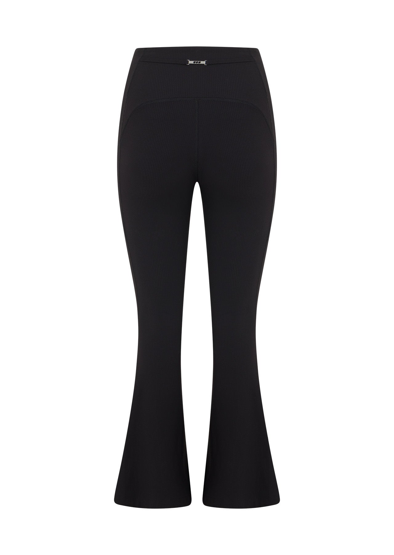Lorna Jane Irresistible Stomach Support Rib Flared Leggings - Black