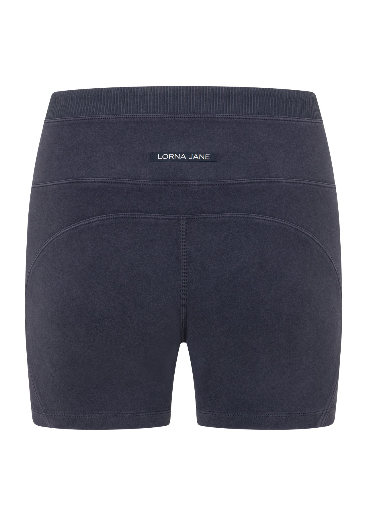 Lorna Jane Weekender Washed 12cm Pocket Bike Shorts - Washed Midnight Blue