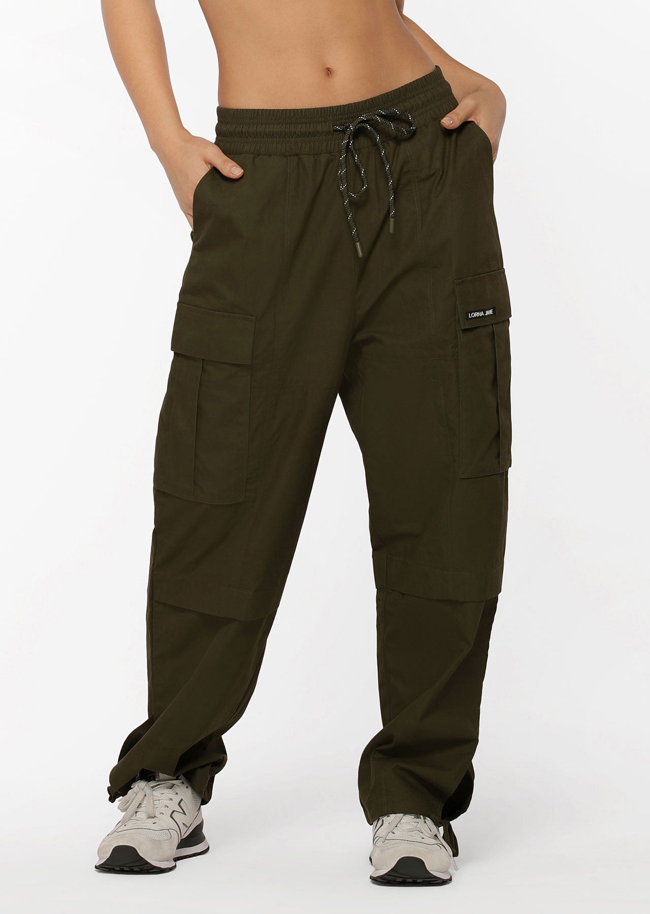 Lorna Jane Athleisure Cargo Pants - Luxury Green