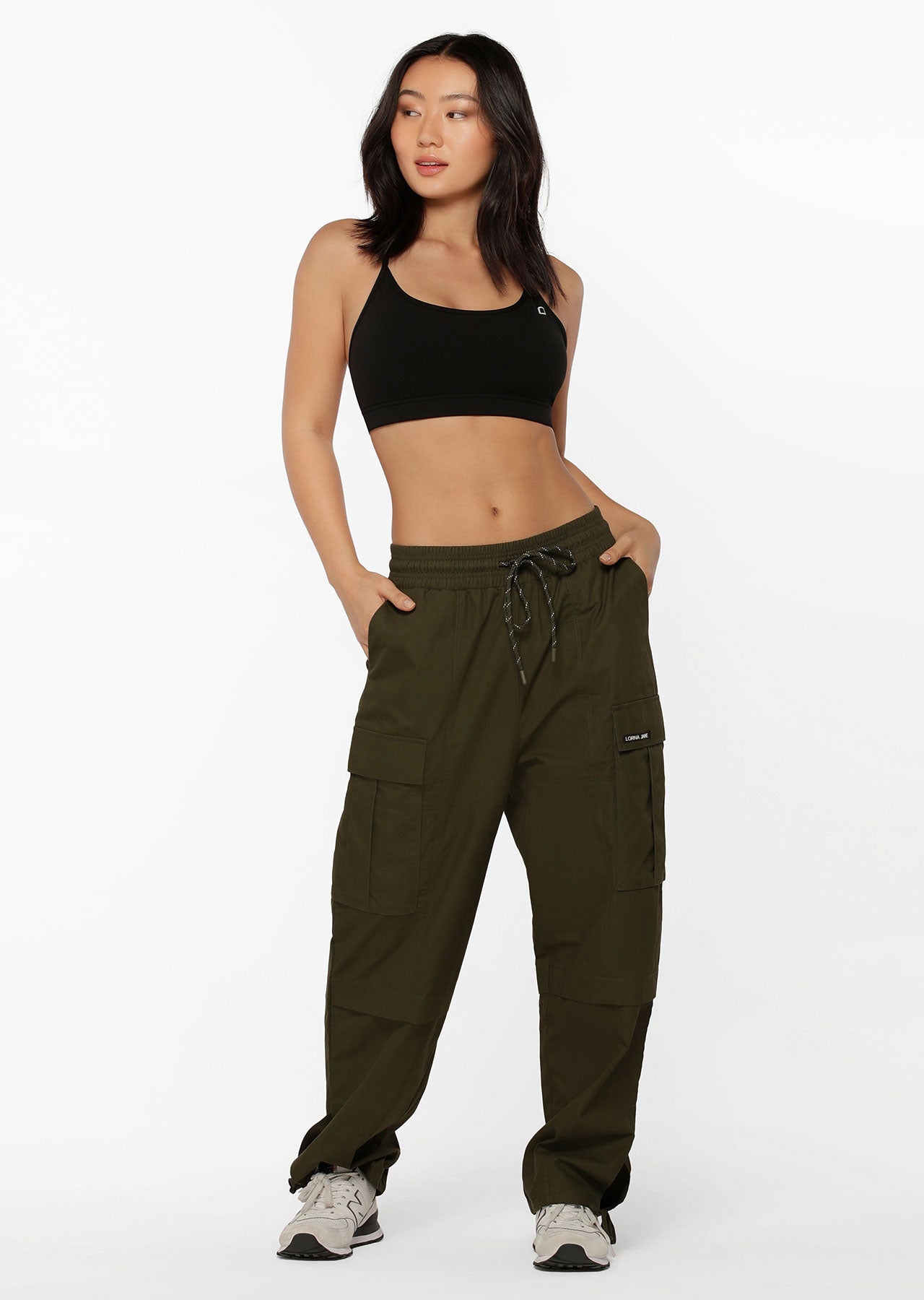 Lorna Jane Athleisure Cargo Pants - Luxury Green