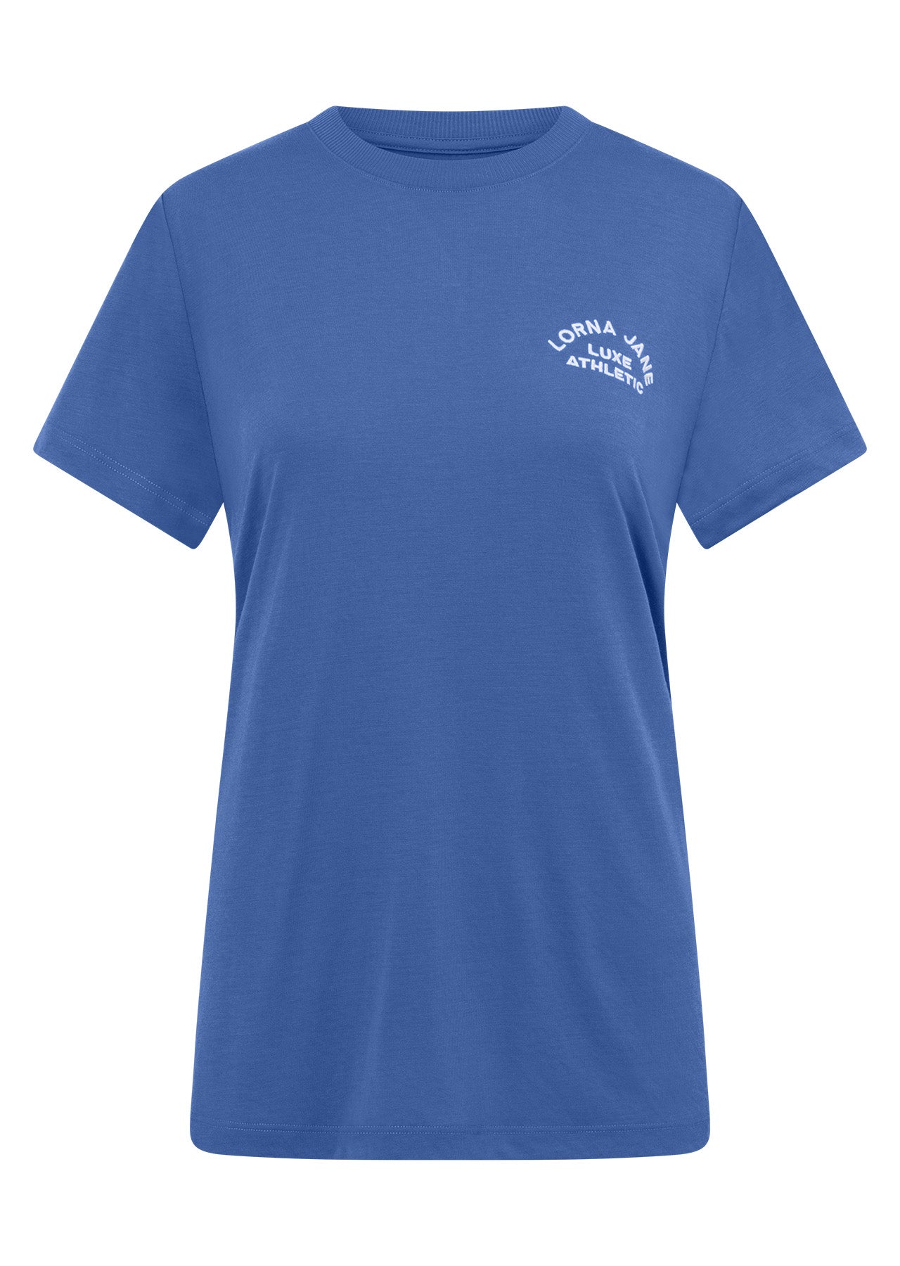 Lorna Jane Lotus T-Shirt - Azure Blue