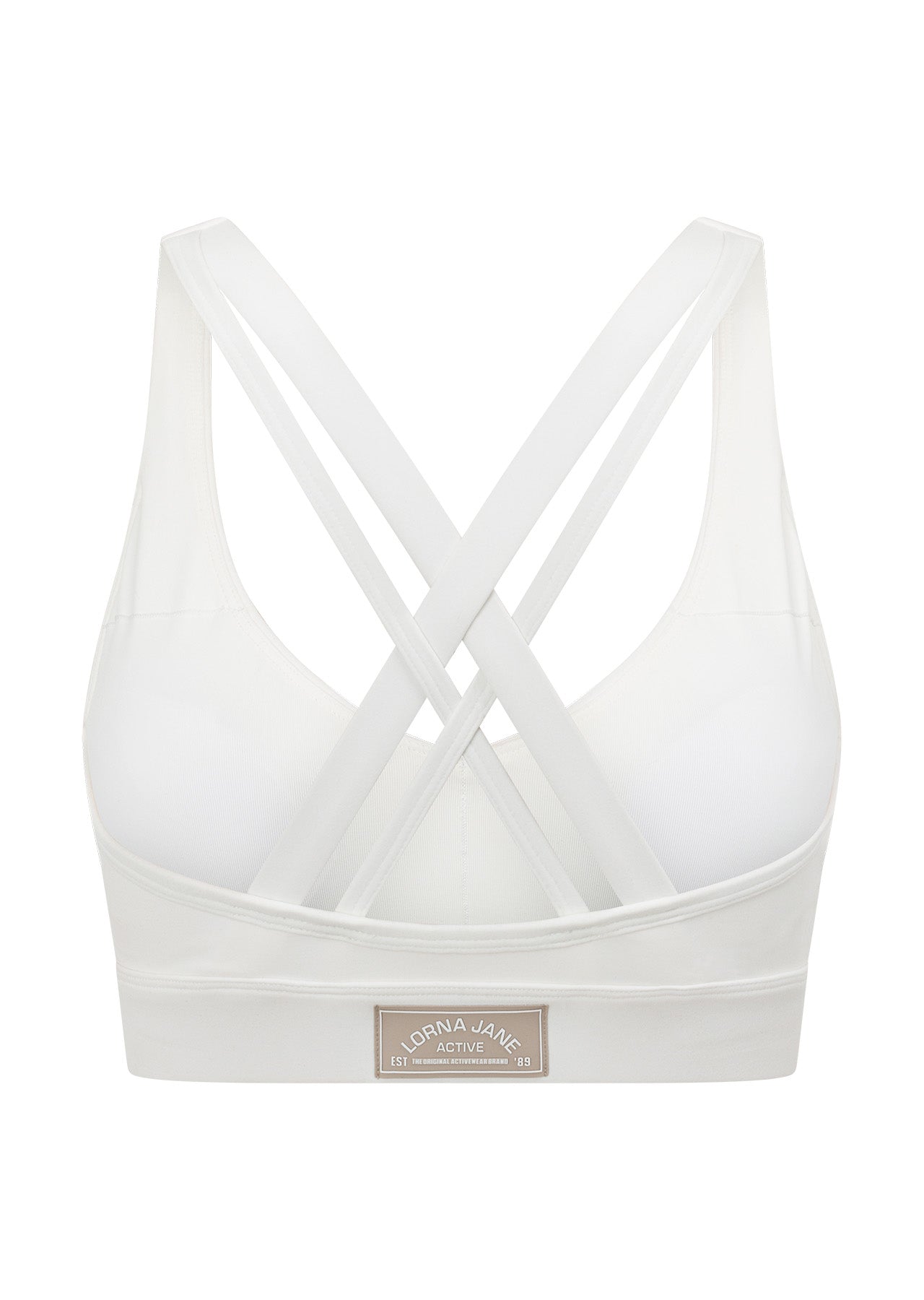 Lorna Jane Topspin All Day Support Sports Bra - Porcelain