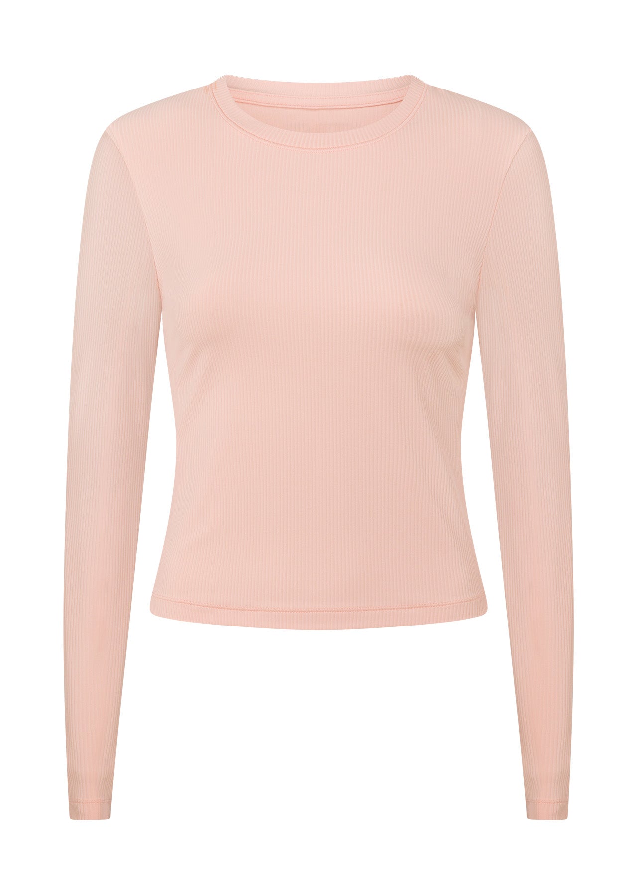 Lorna Jane Ultimate Comfort Long Sleeve Rib Top - Dark Dusty Pink