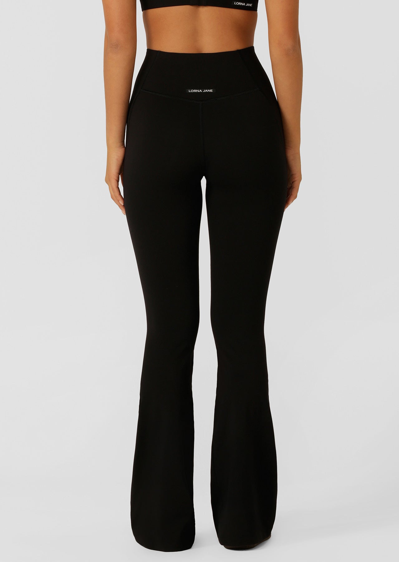 Lorna Jane Sculpt & Support Full Length Bootleg Leggings - Black