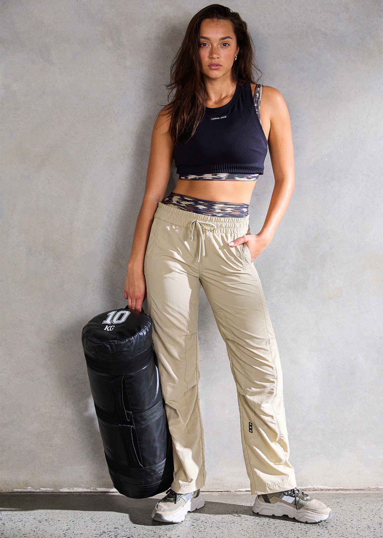 Lorna Jane Active Flashdance Pants - Soft Khaki