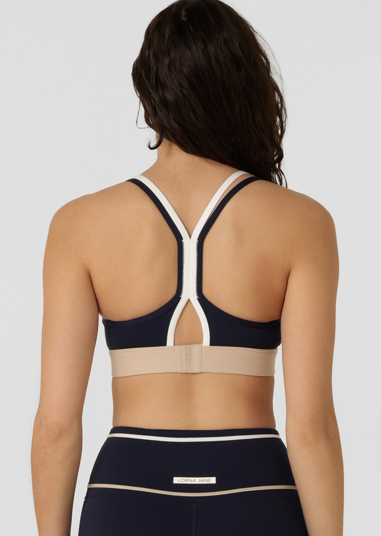 Lorna Jane Sunrise Circuit Sports Bra - French Navy