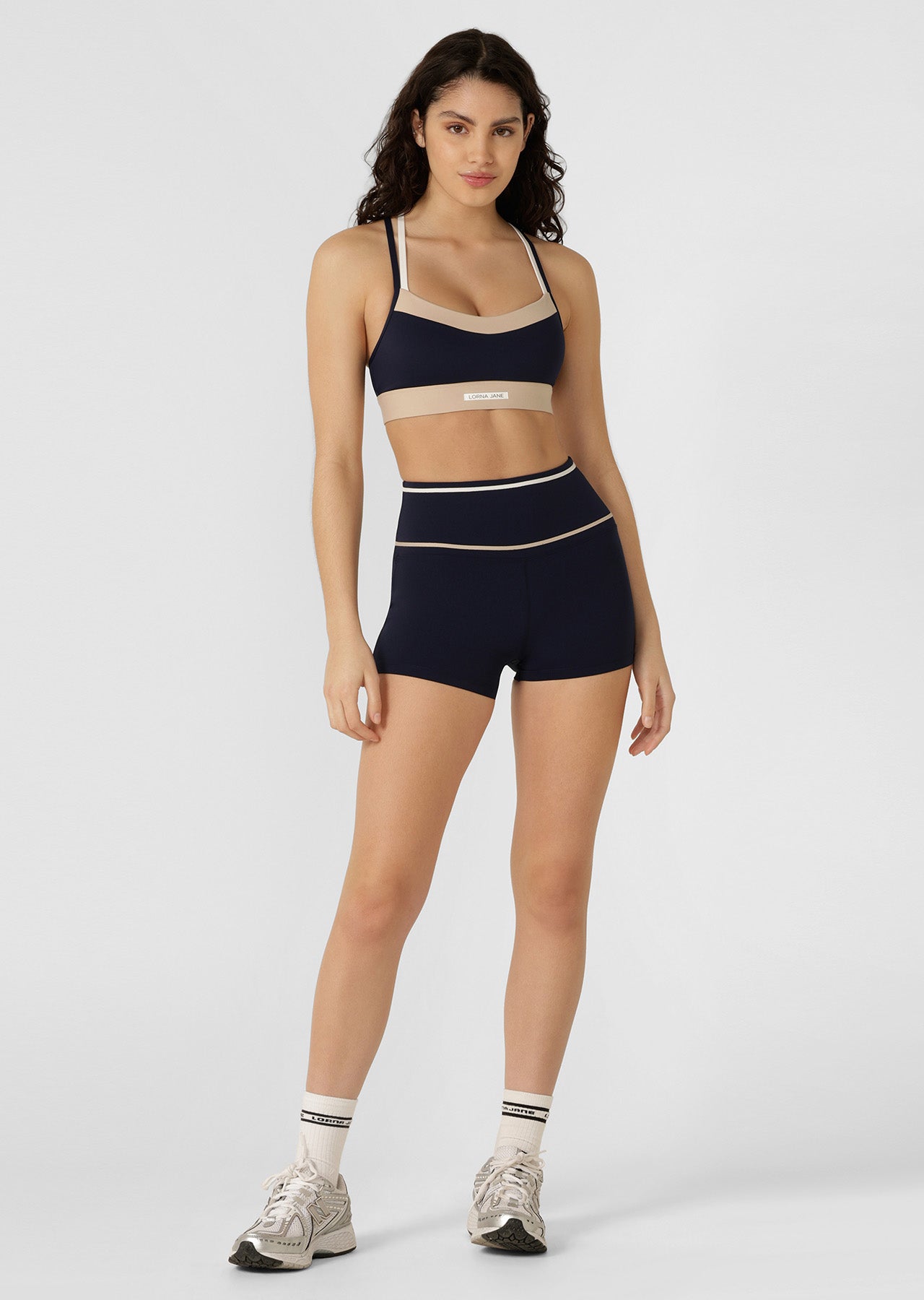 Lorna Jane Sunrise Circuit Sports Bra - French Navy
