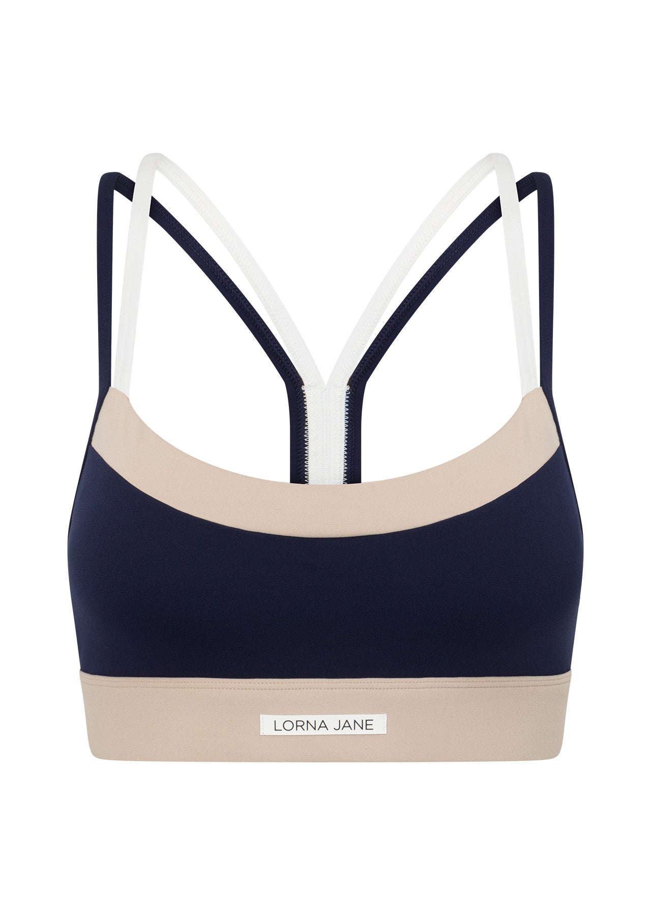 Lorna Jane Sunrise Circuit Sports Bra - French Navy