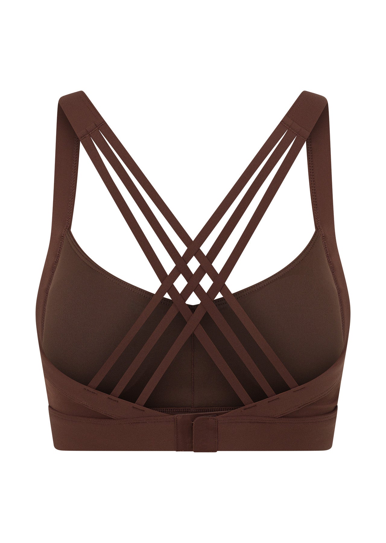 Lorna Jane Bring It All Pocket Sports Bra - Espresso