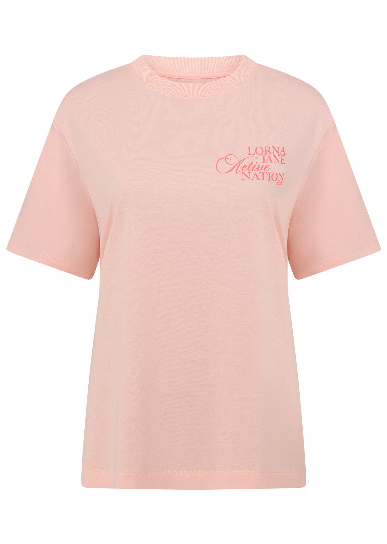 Lorna Jane Active Nation Relaxed T-Shirt - Ballerina