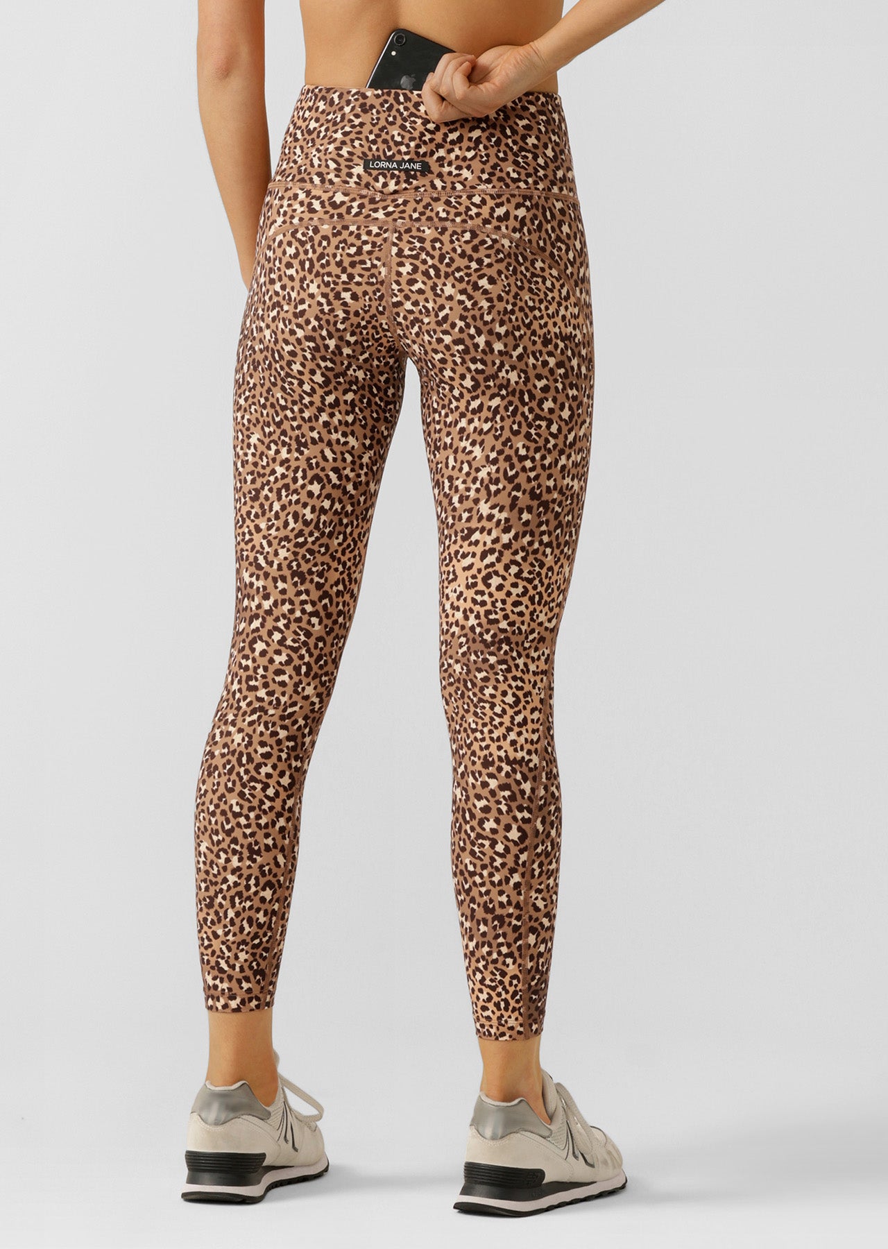 Lorna Jane Wild Side Phone Pocket Ankle Biter Leggings - Wild Side Print