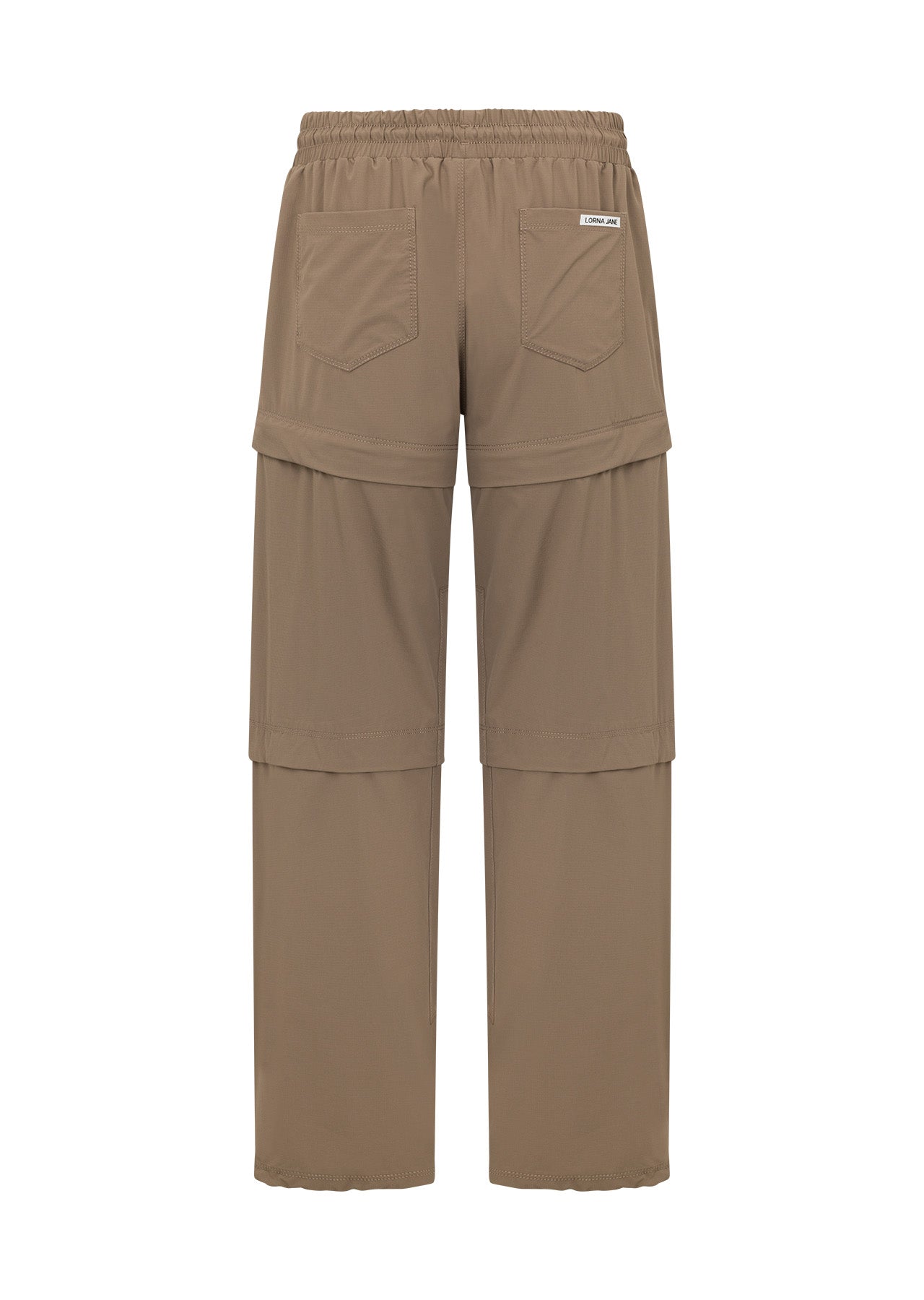 Lorna Jane Zip Off Anti-Abrasion Phone Pocket Cargo Pants - Bone