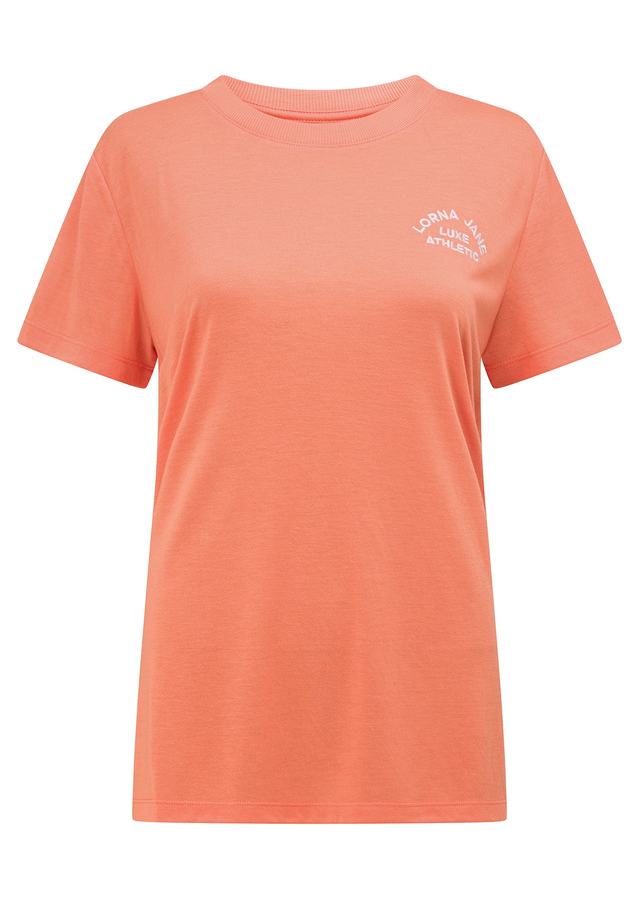 Lorna Jane Lotus T-Shirt - Sunset Orange