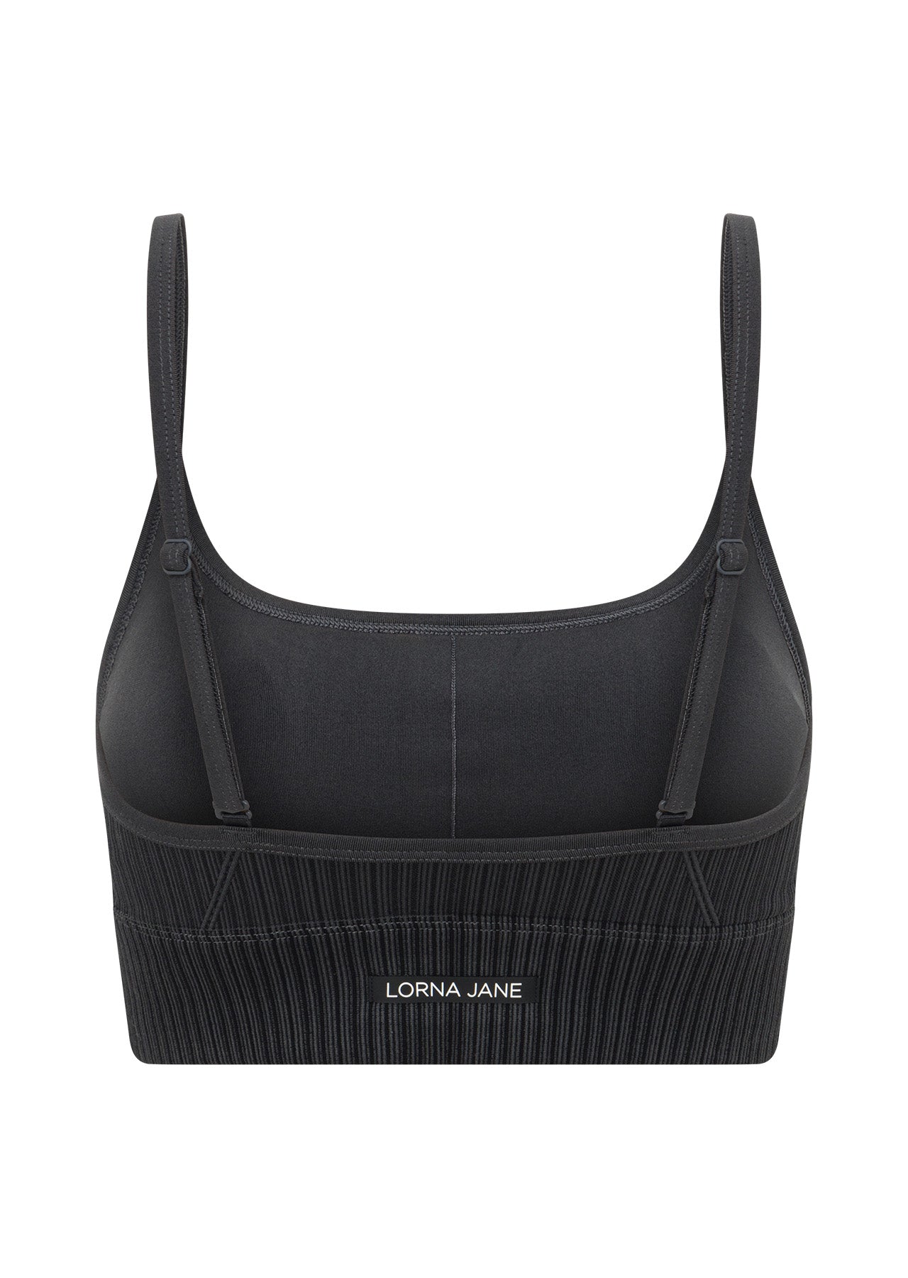 Lorna Jane Seamless Swim Longline Sports Bra - Black