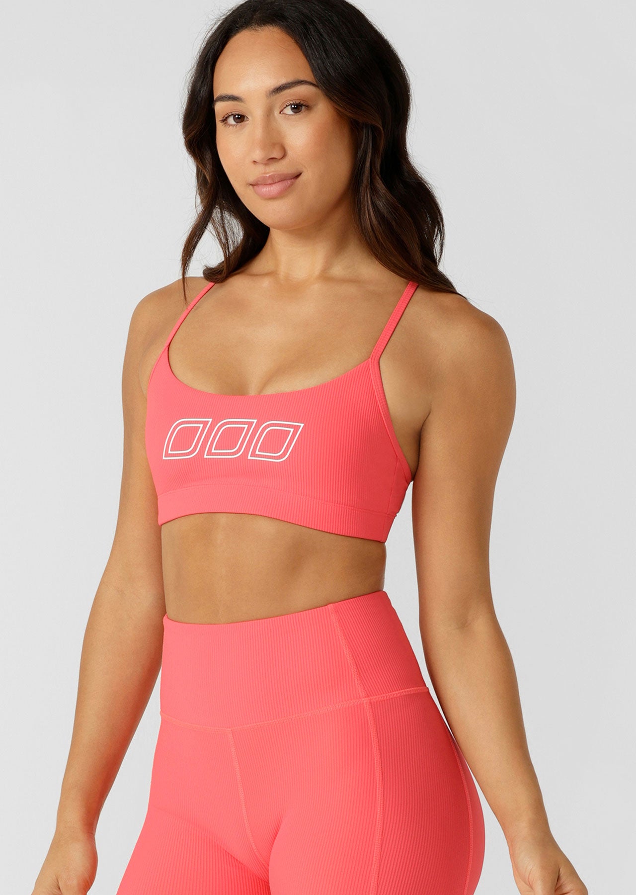Lorna Jane Gym To Swim Sports Bra - Nectarine